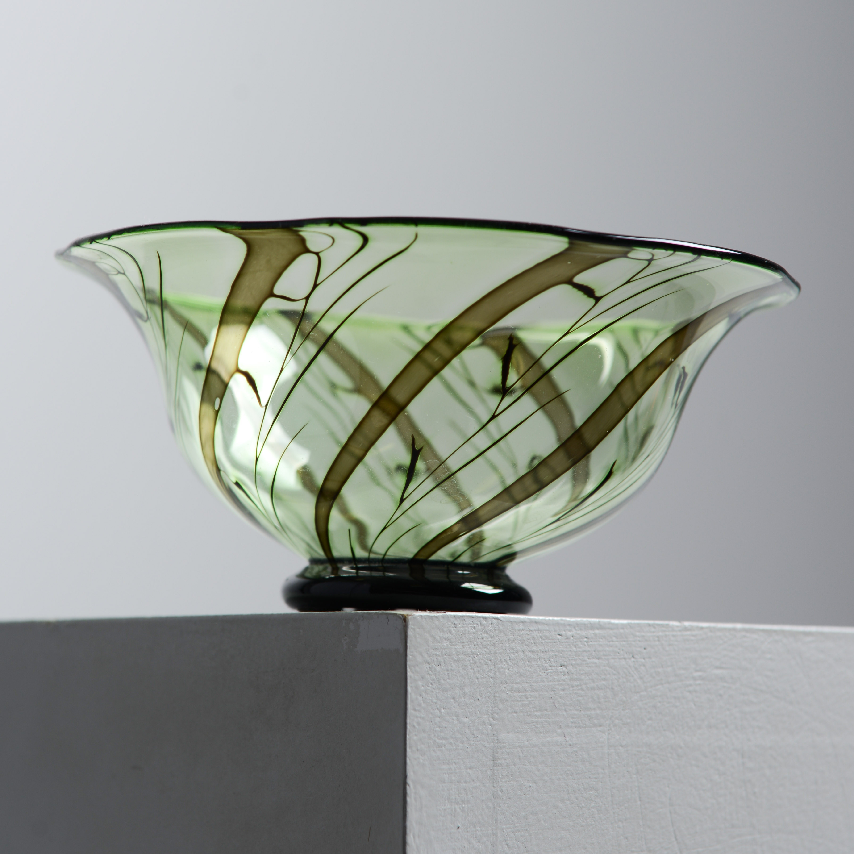 EVA ENGLUND. Skål, Graal, Orrefors, signerad.