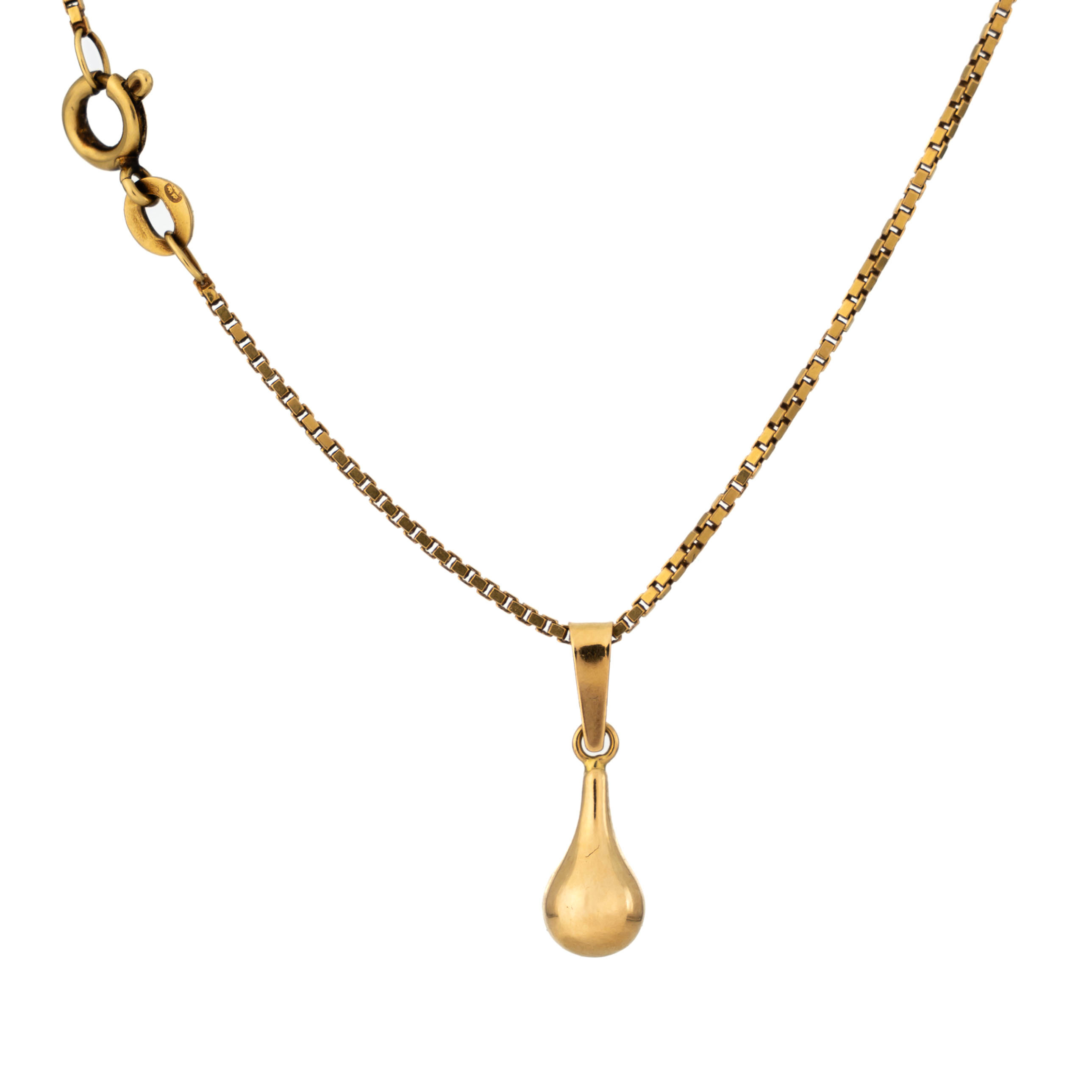 HALSBAND med hänge, 18K Guld.