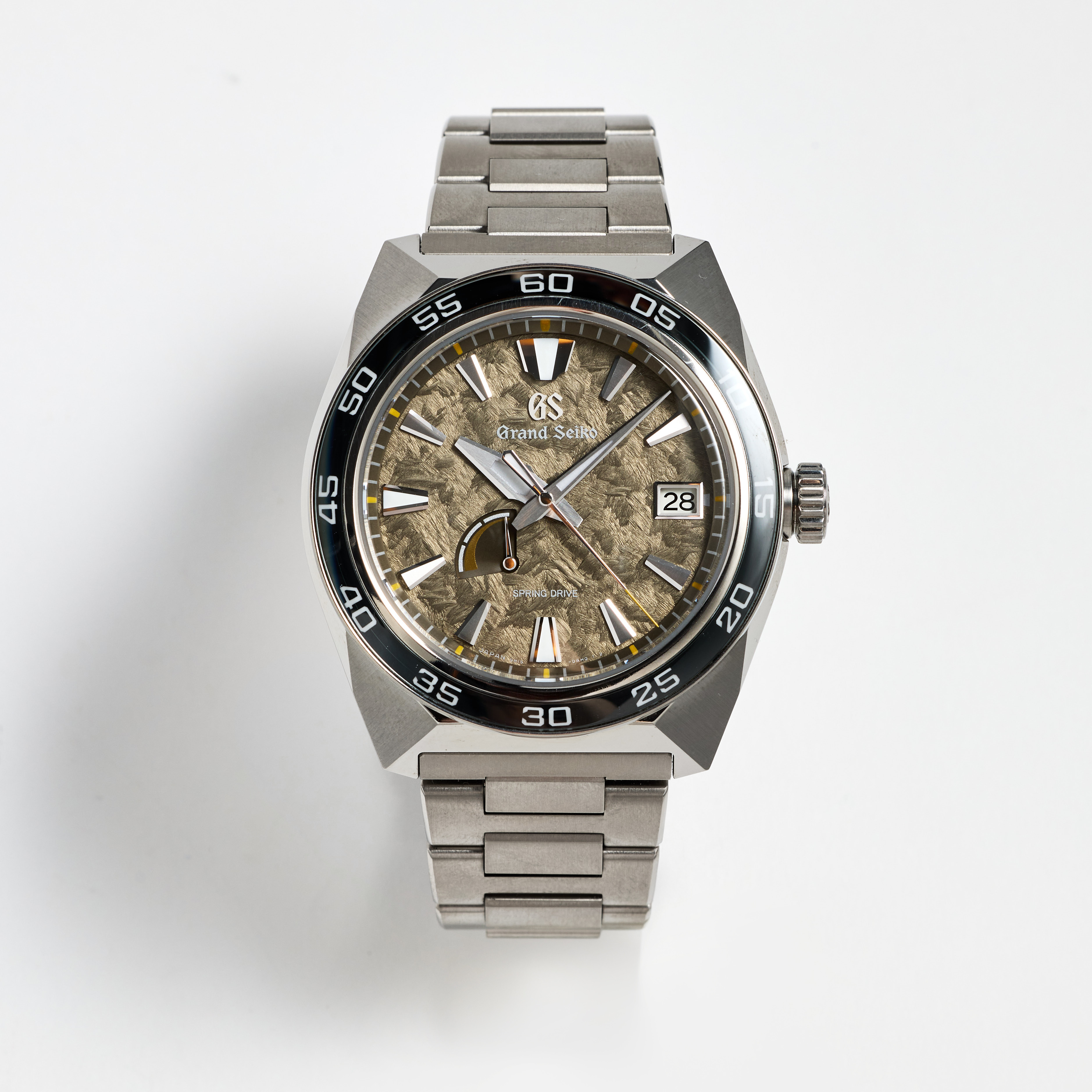 GRAND SEIKO, "Spring Drive 20th Anniversary Limited Edition" armbandsur, 44,5 mm, titan, certifikat, januari 2022.
