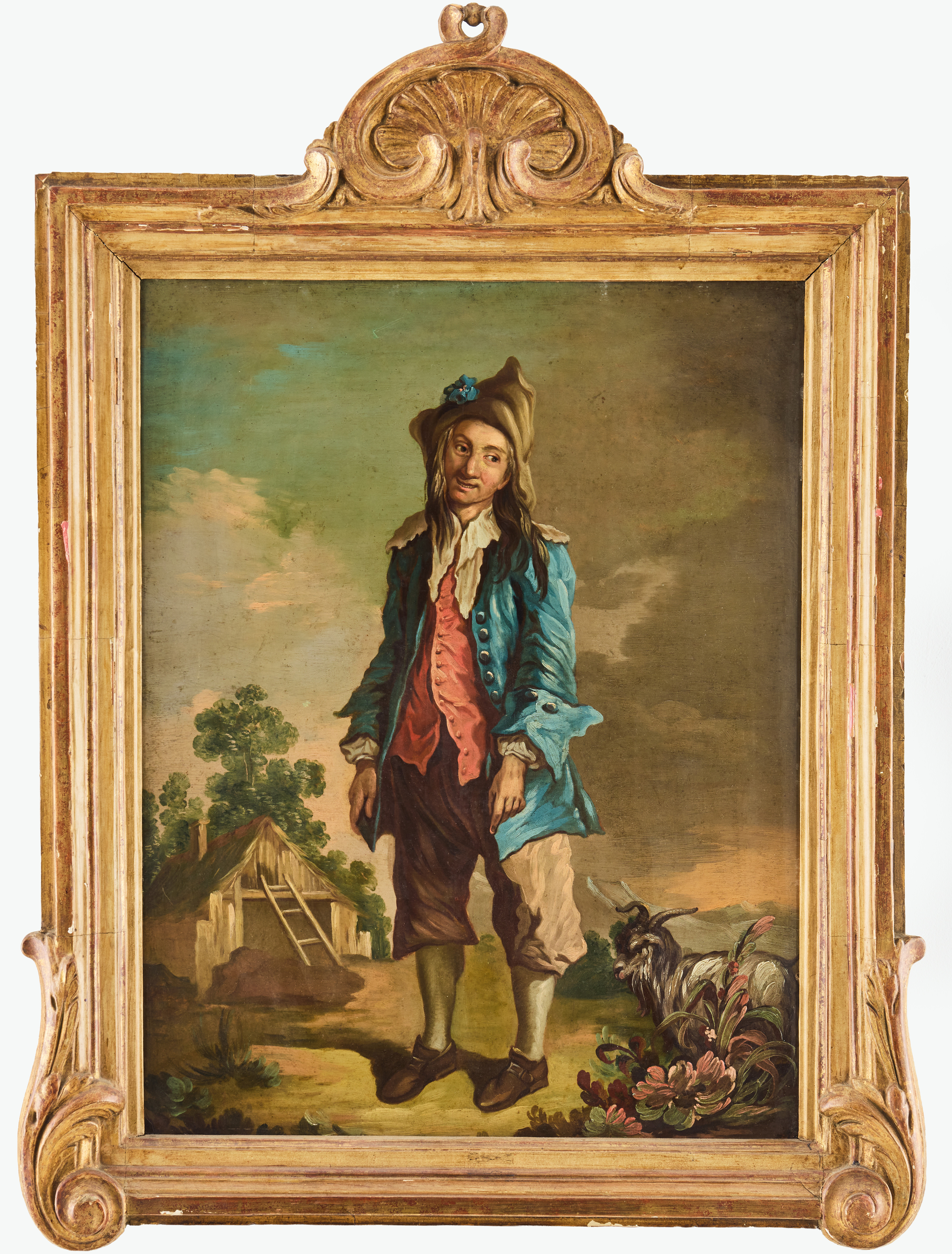 JOHAN PASCH (1706-1769). Tillskriven. Skådespelare klädd till "Nicodème" från Opéra Comique.