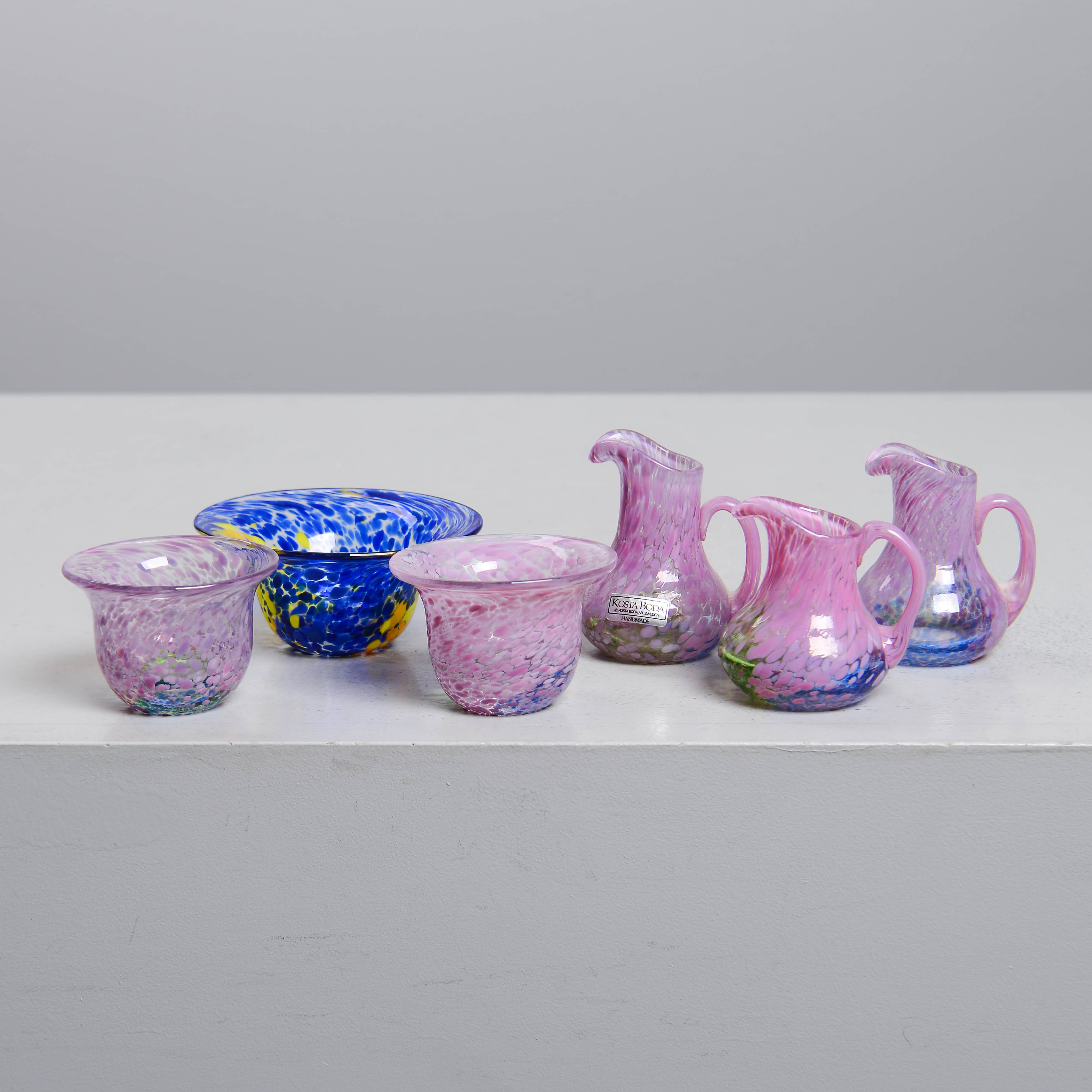 ULRICA HYDMAN-VALLIEN. Miniatyrer, 6 st, Kosta Boda.