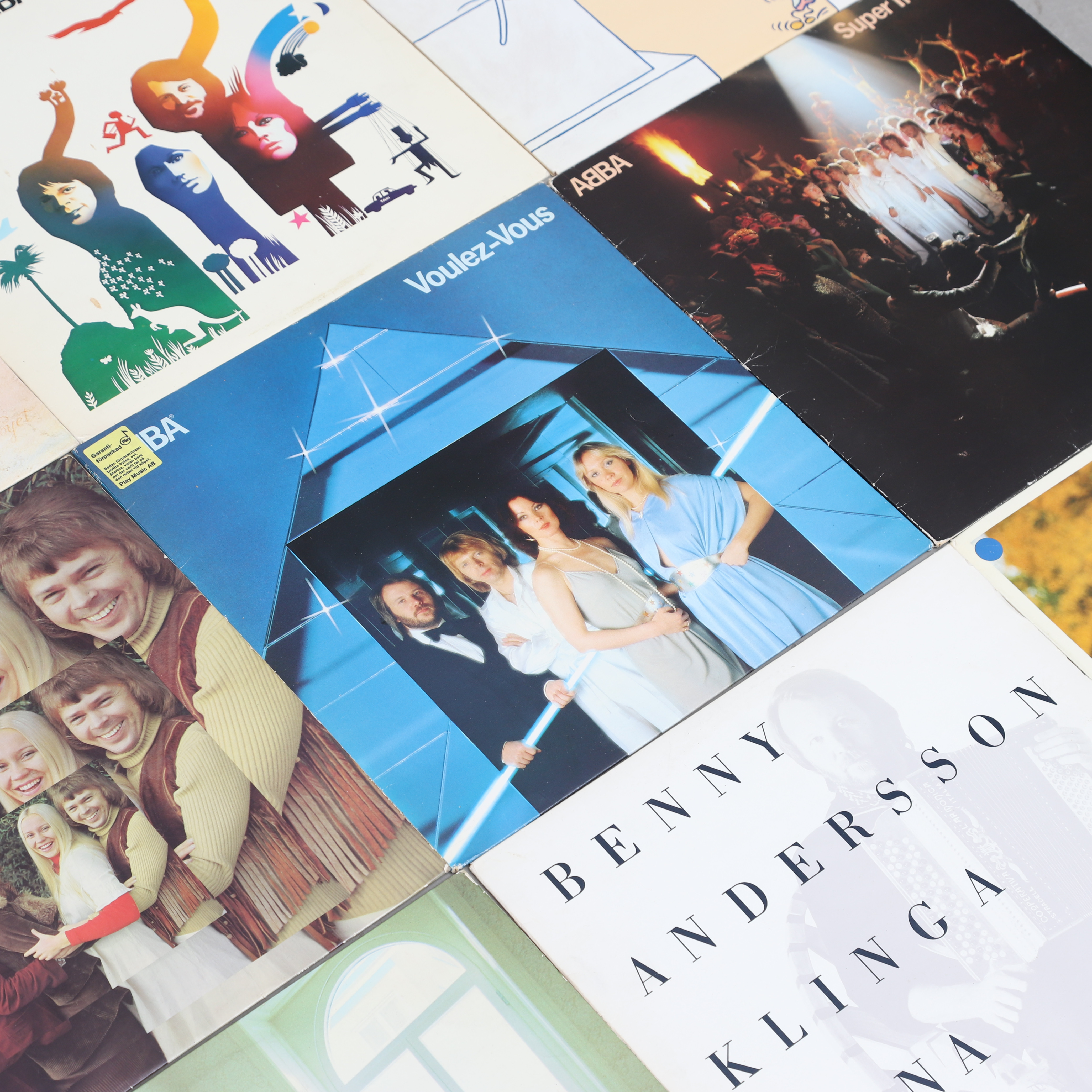 PARTI VINYLSKIVOR, Abba, Björn & Benny, Agnetha & Frida.