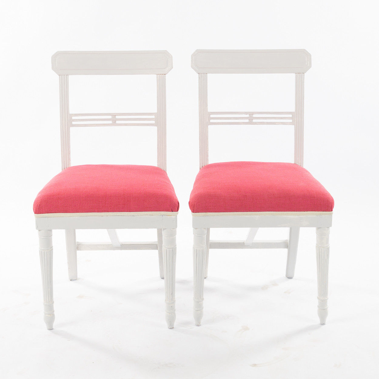 STOLAR, ett par, renoverade, 1800-talets mitt.