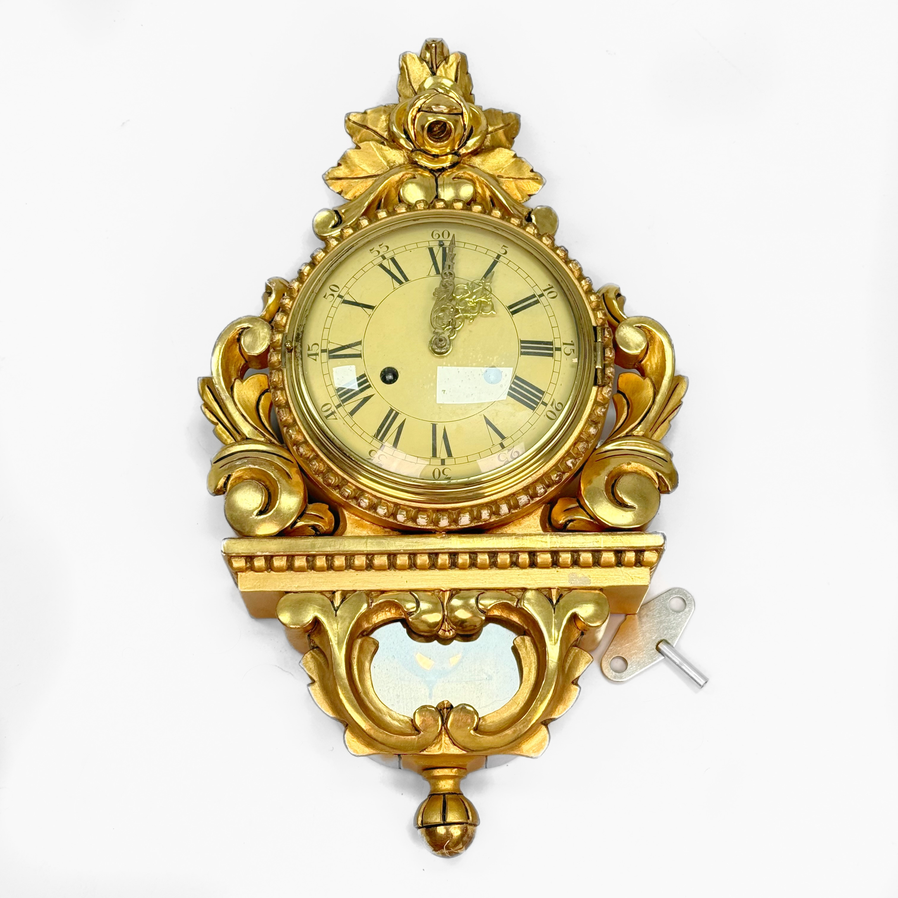 PENDYL - Förgylld. 1900-talets mitt.