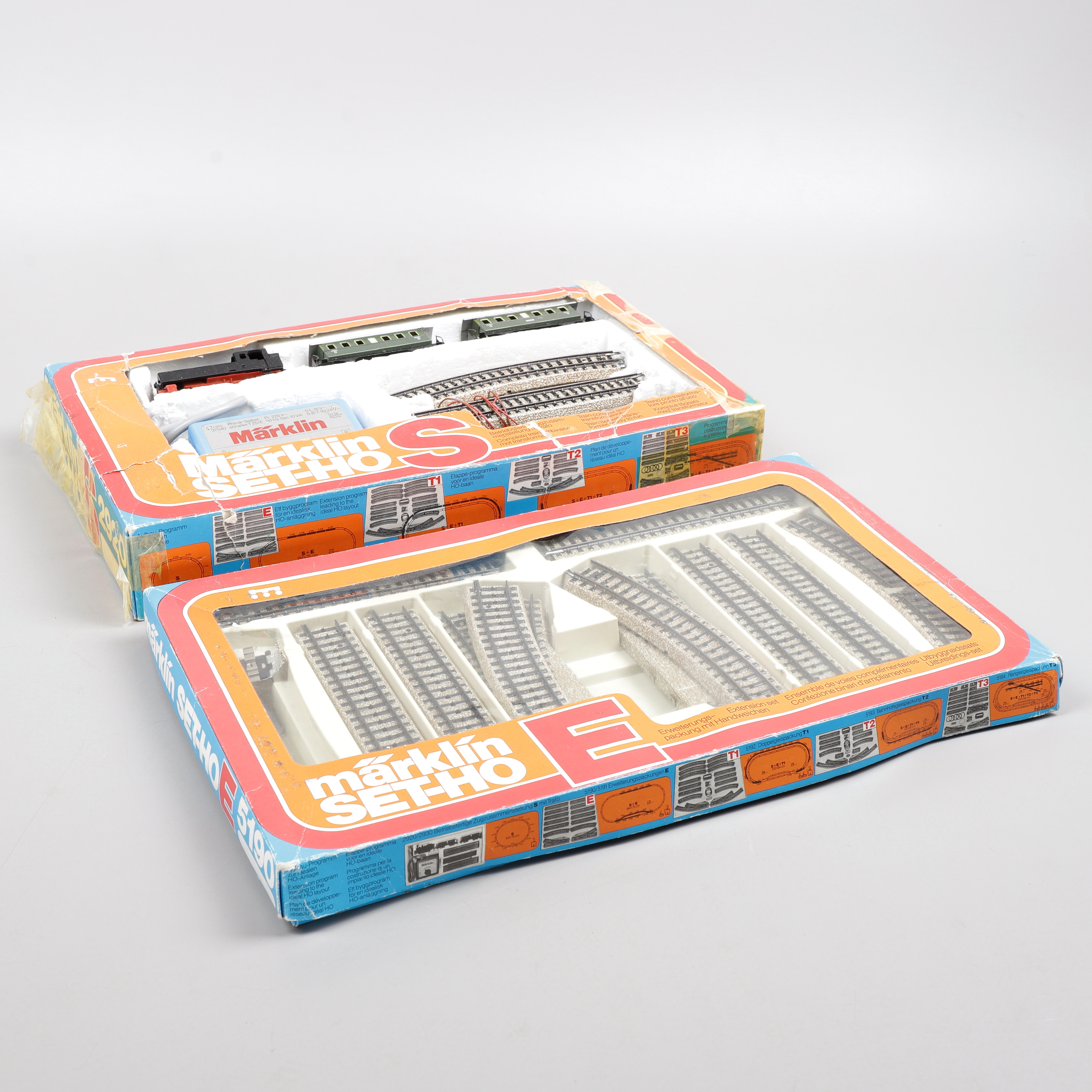 MÄRKLIN, 2 st tågset, 1900-talets andra hälft.