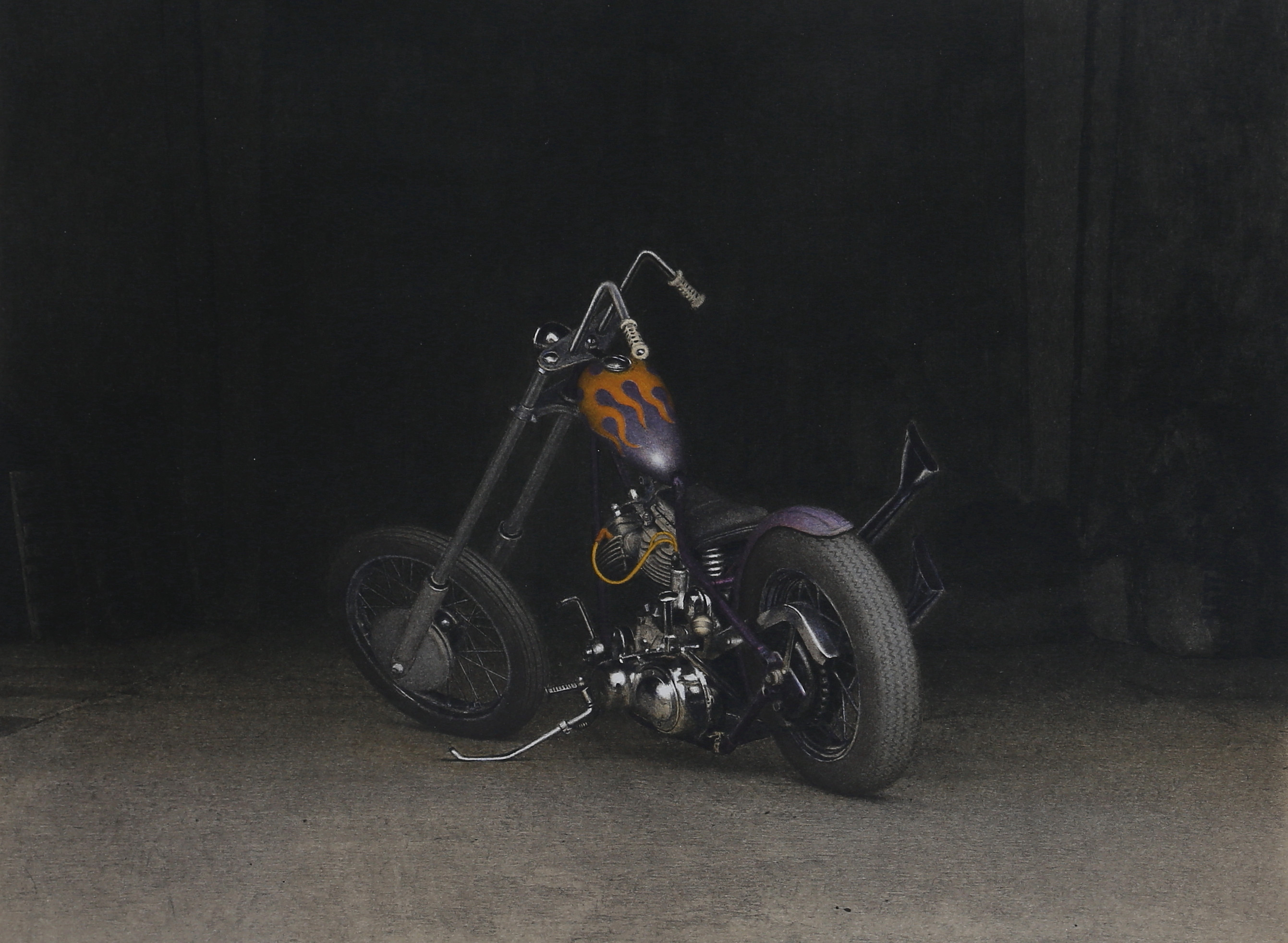 JOHN-ERIK FRANZÉN. Färglitografi, signerad, numrerad.