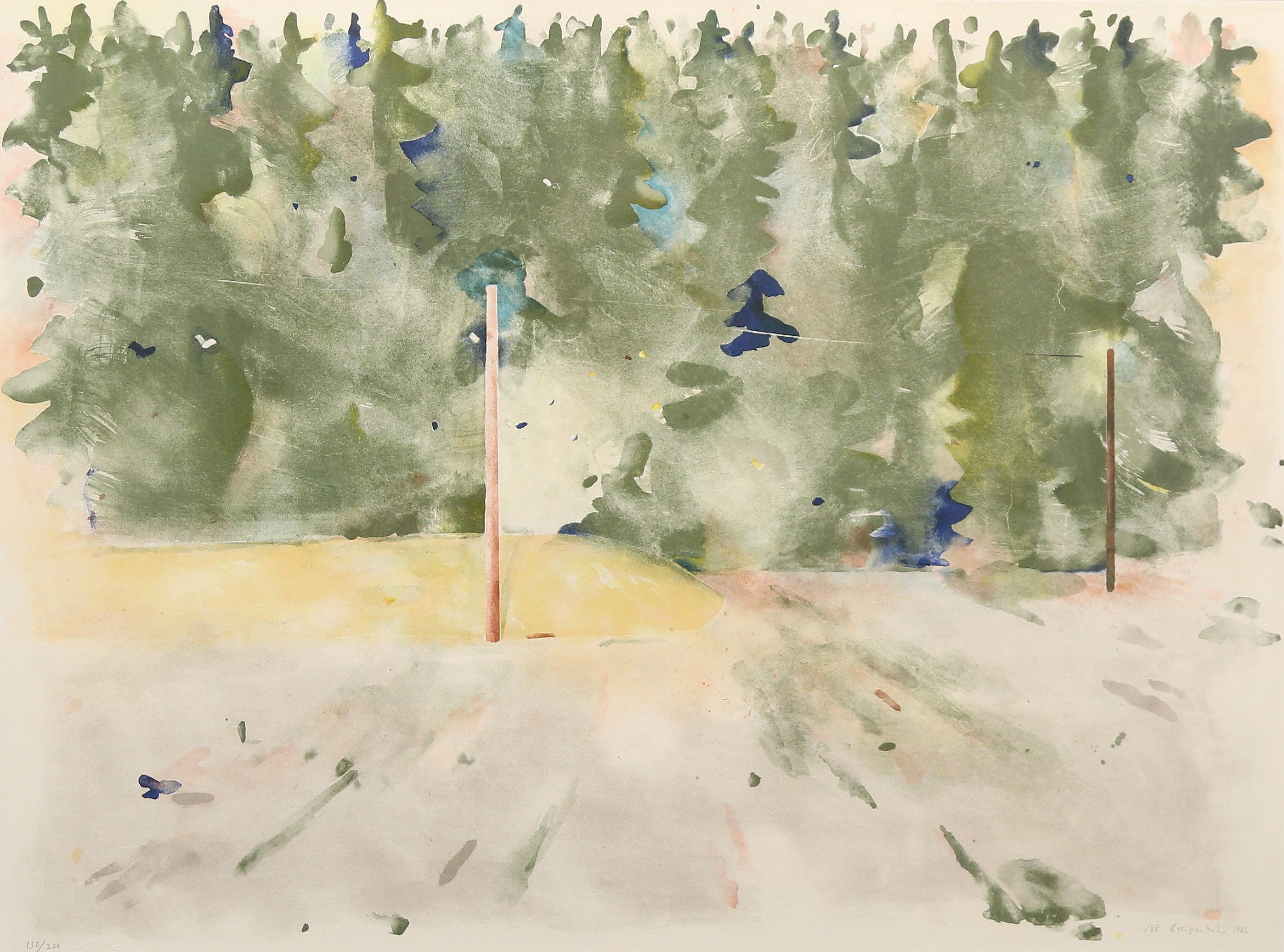 ULF GRIPENHOLM. litografi, signerad och numrerad 130/200.