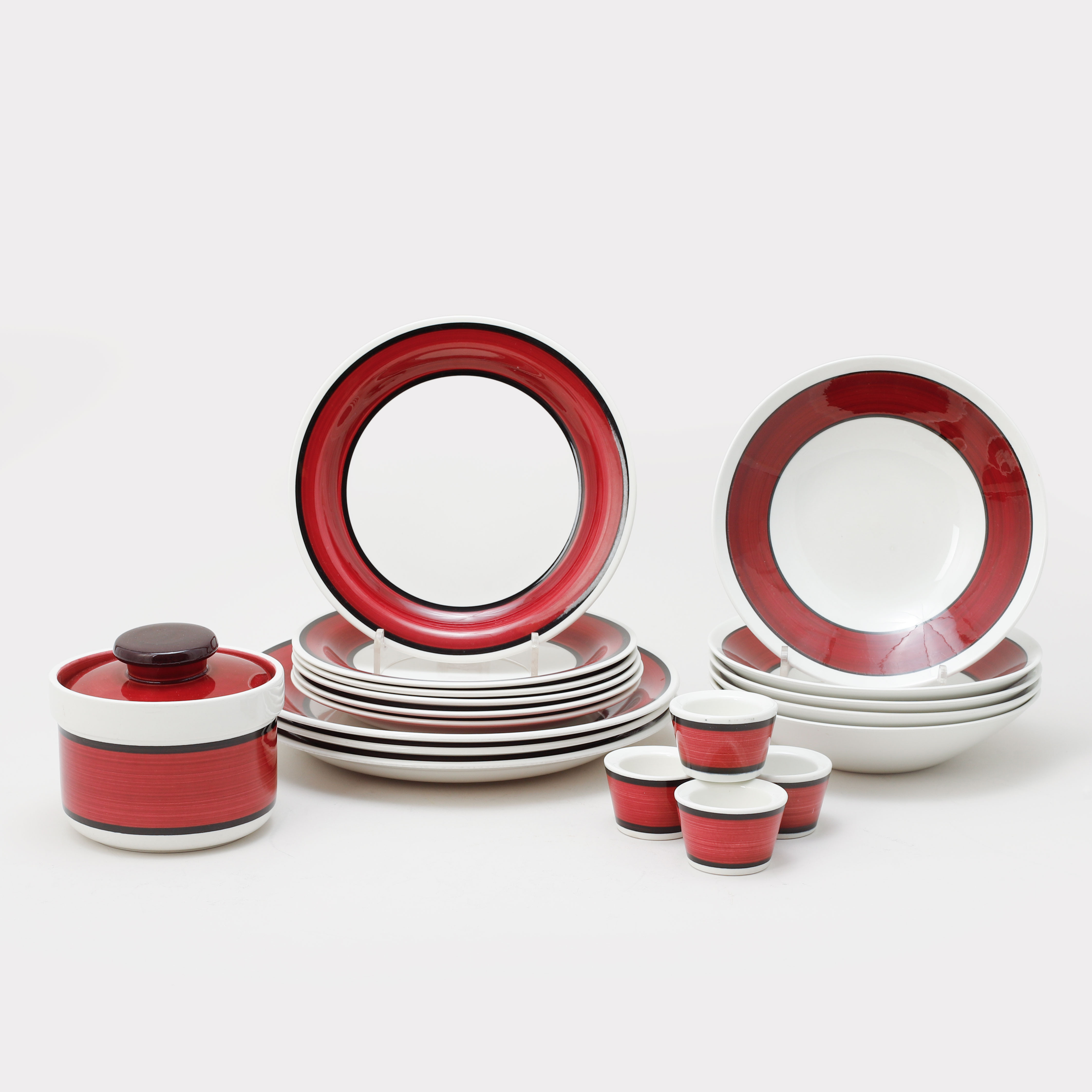 CARL-HARRY STÅLHANE. Servisdelar, 21 st "Carmen" Rörstrand.