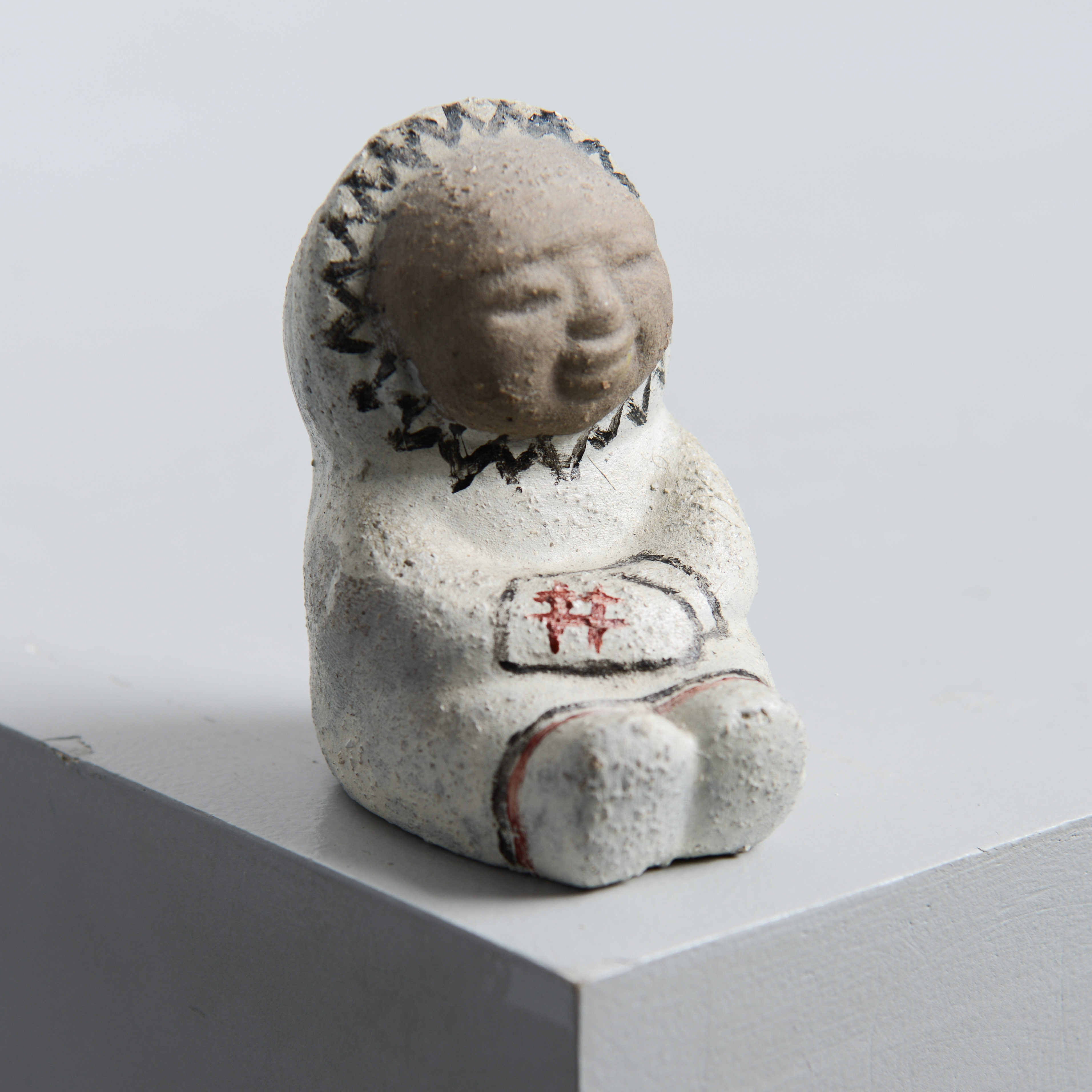 MARI SIMMULSON. Figurin, modell 4297 med unik glasyr, Upsala-Ekeby, 1957-68.