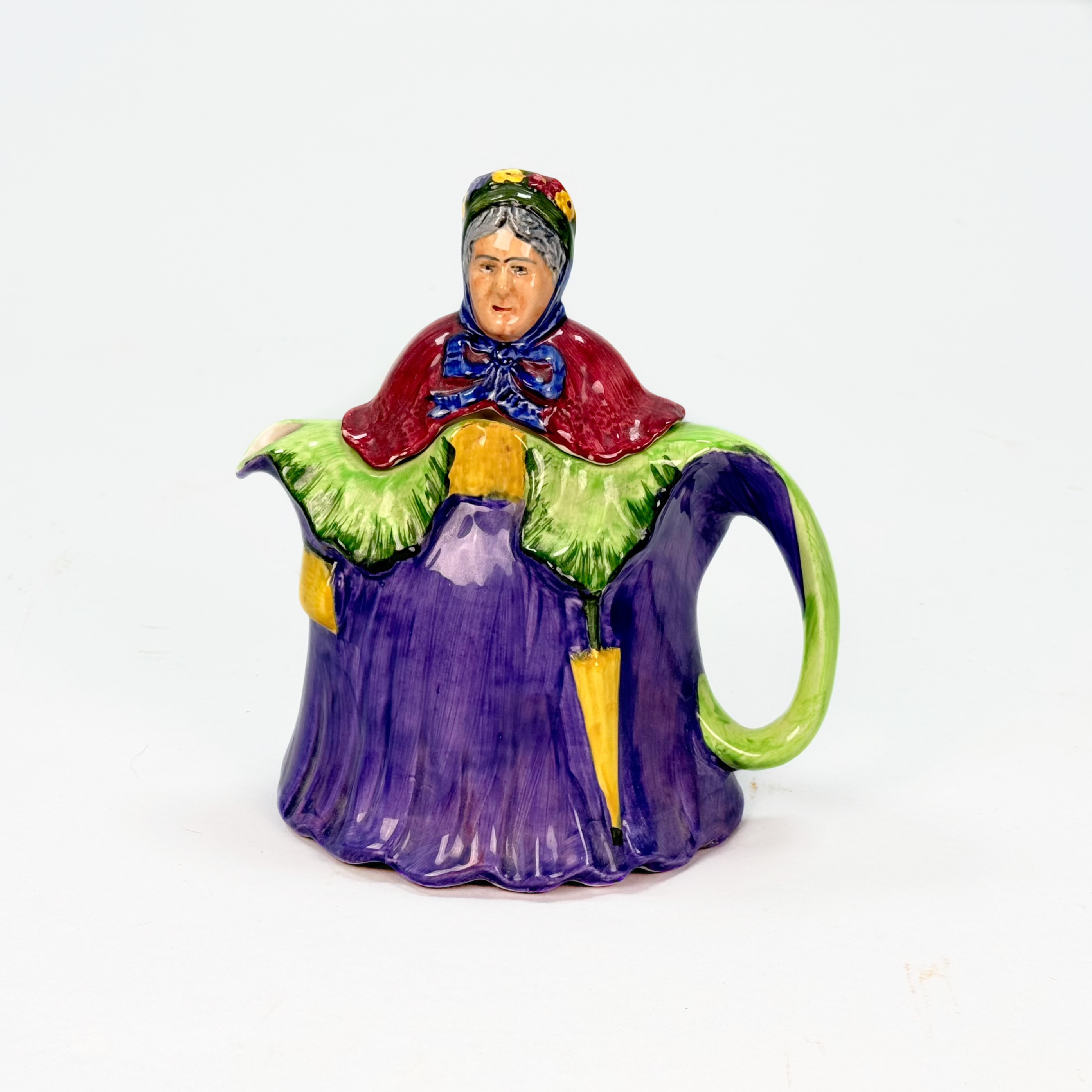 TEKANNA- "Little old lady Teapot" Staffordshire England 1930 tal.