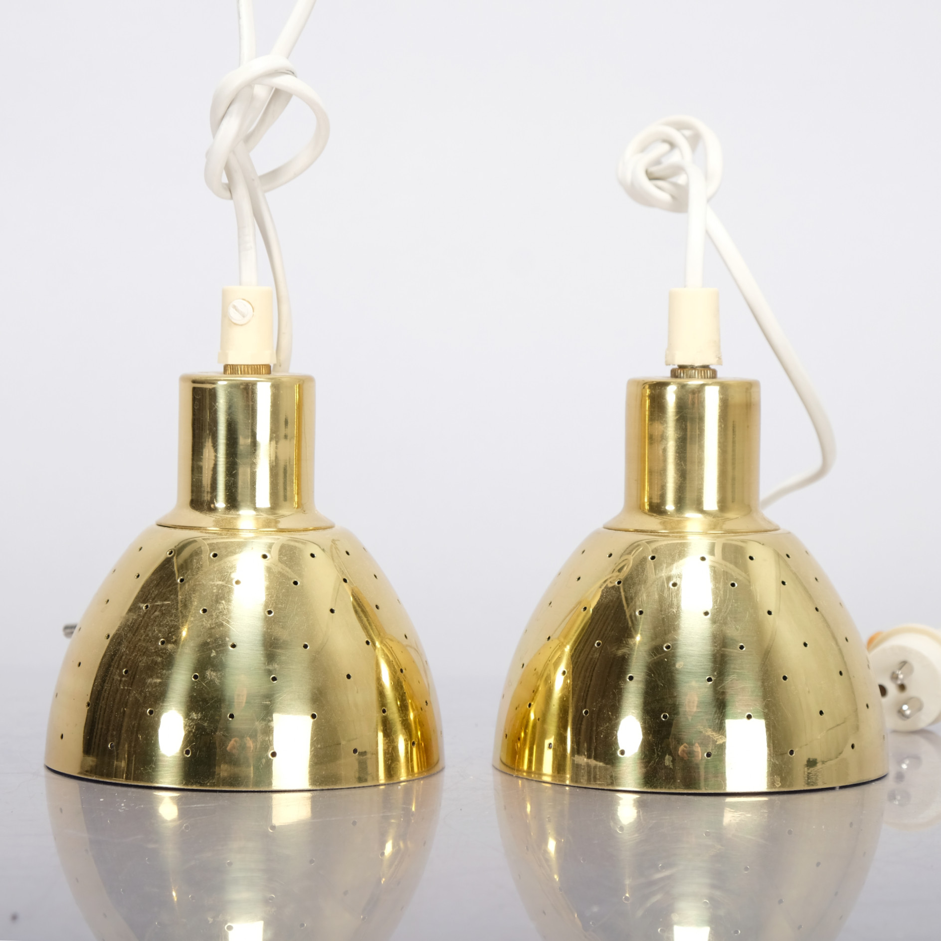 HANS-AGNE JAKOBSSON. Fönsterlampor, "Flora", 1900-talets andra hälft. (2-delar).