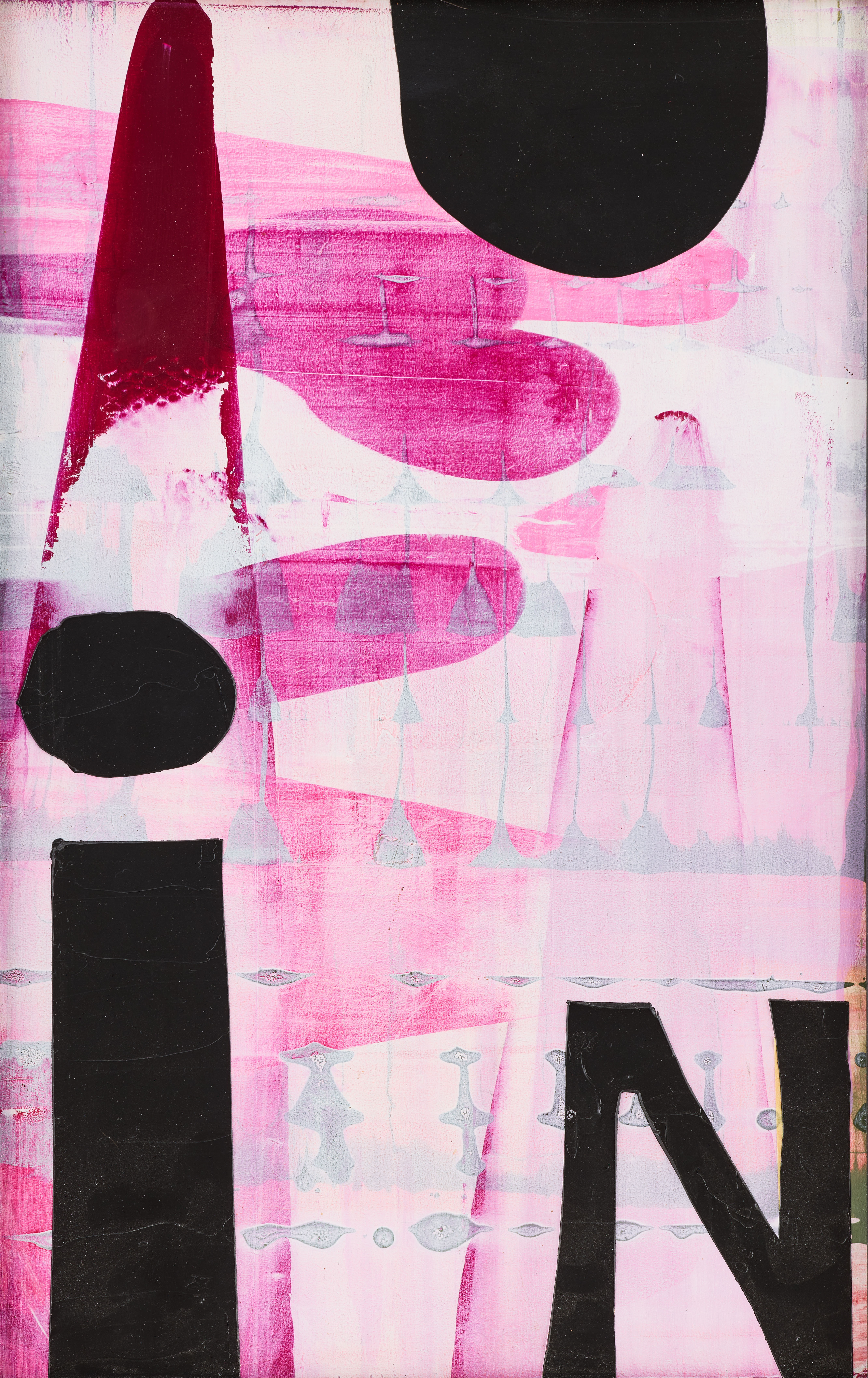 ASTRID SYLWAN. "iN" (Original till Nordens Ljus nyckelkort).