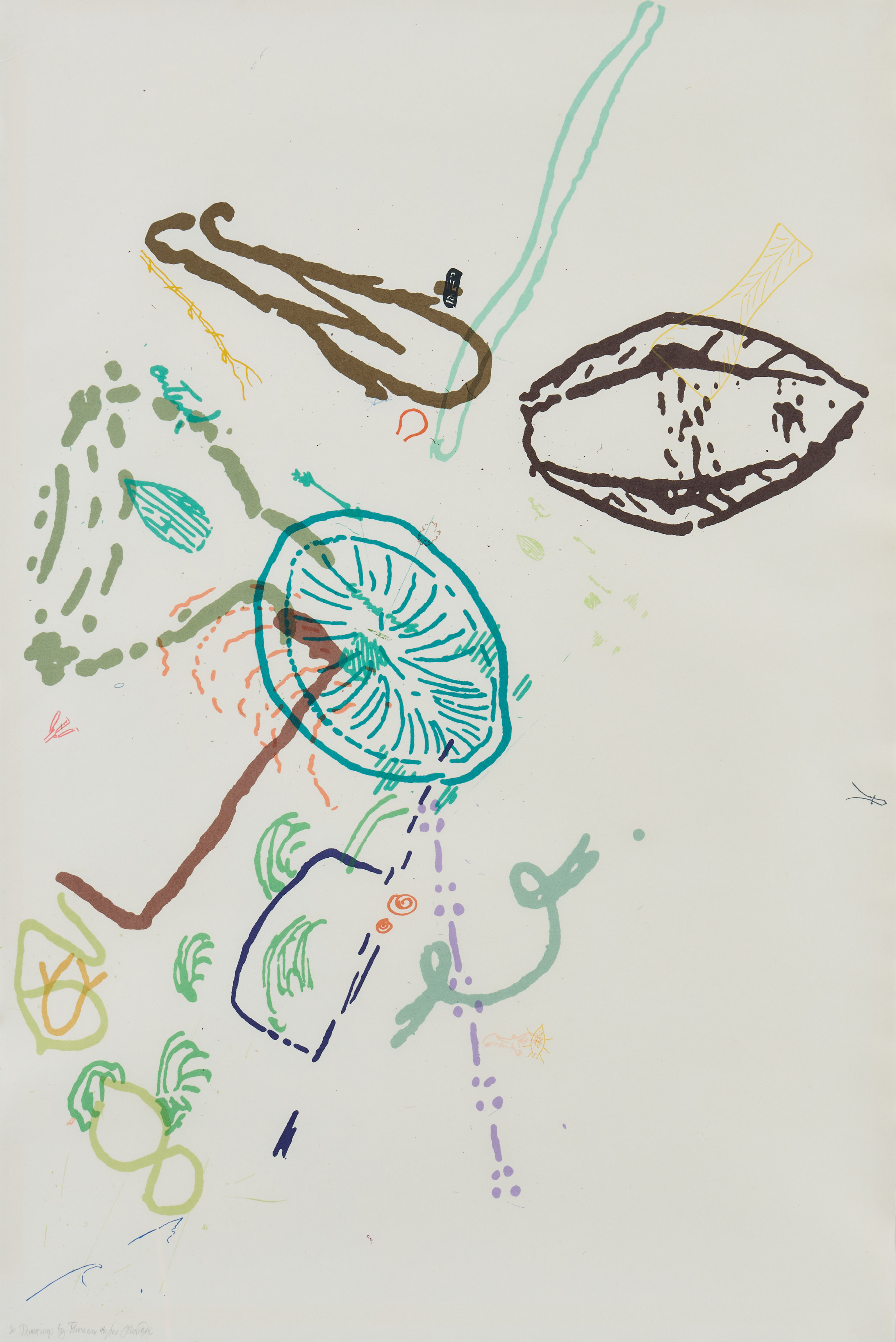 JOHN CAGE. "30 Drawings by Thoreau" ur "Merce Cunningham Portfolio".