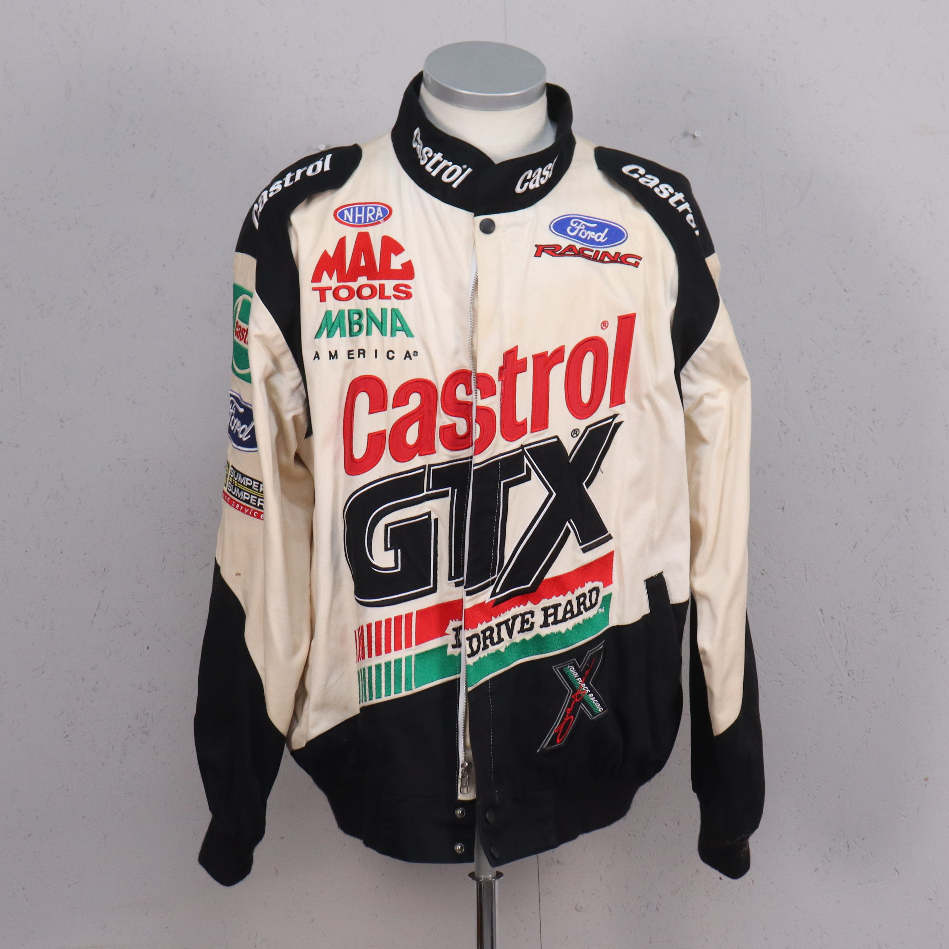 JACKA, John Force, NHRA, Castrol GTX Racing Jacket.
