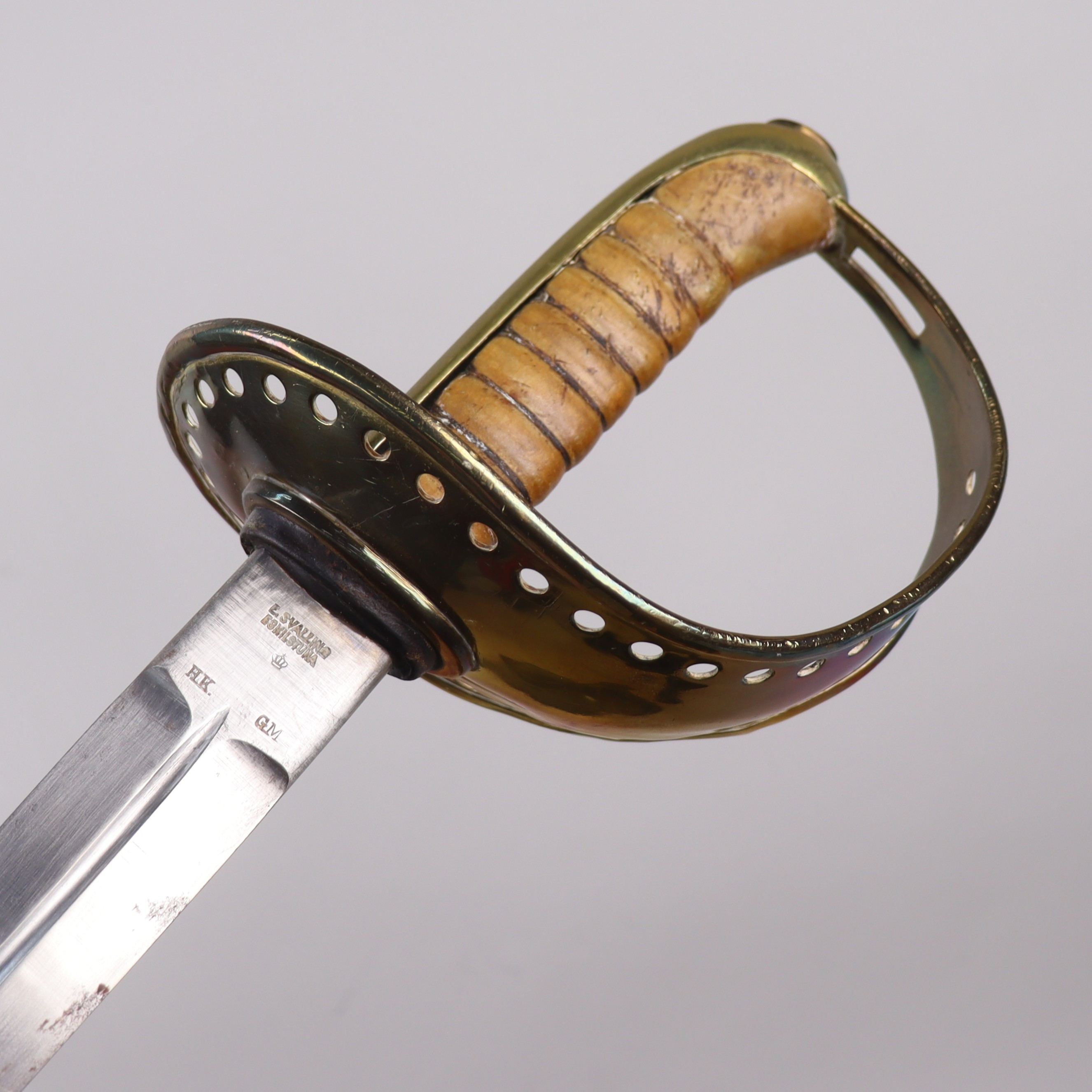 SABEL, m/1893, för kavallerimanskap, Sverige, G.E. Svalling, Rosenfors.