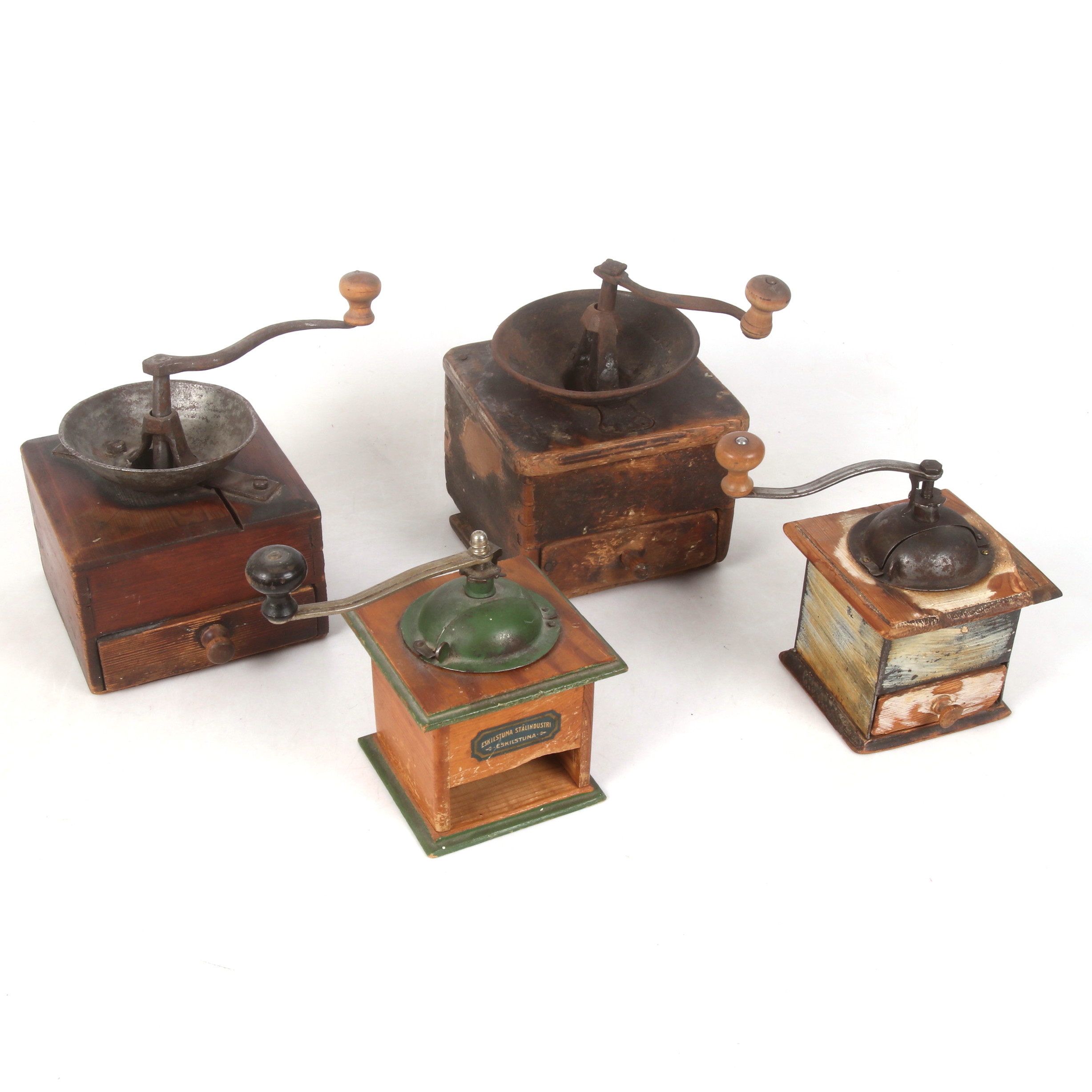 KAFFEKVARNAR , 4 st, 18/1900-tal.