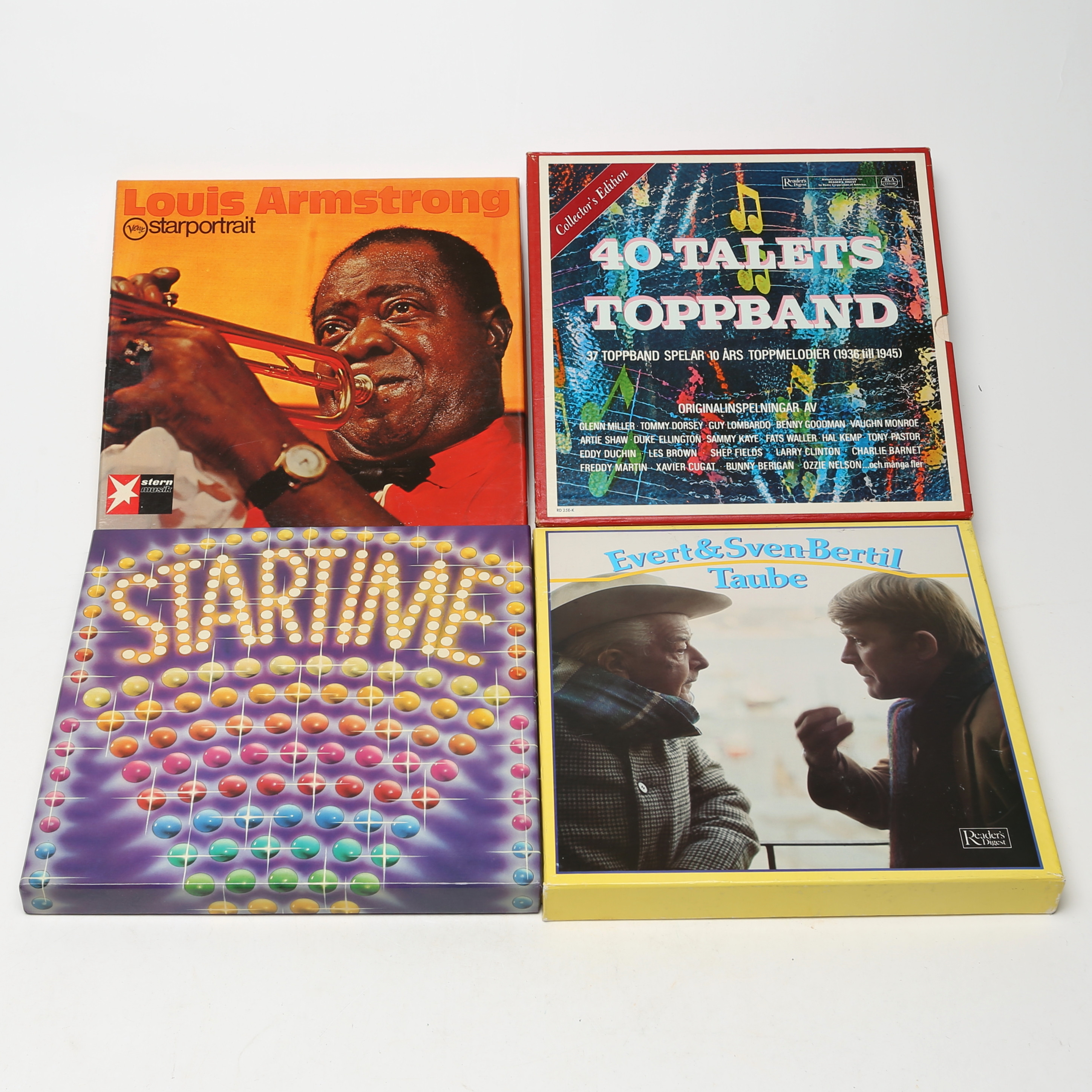 VINYLBOXAR, Lp-skivor, stora artister.