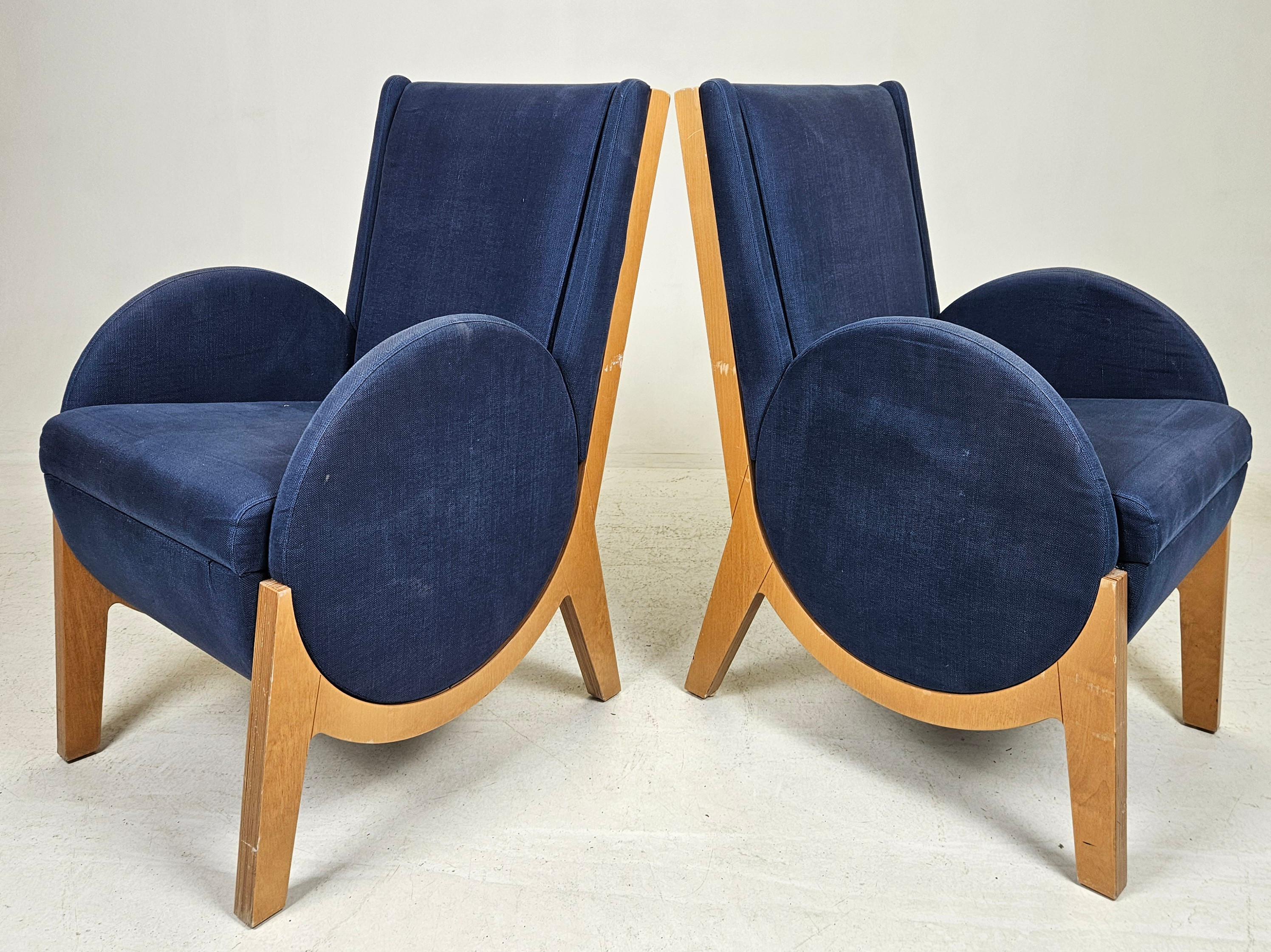 FÅTÖLJER, ett par, 1900-talets andra hälft.