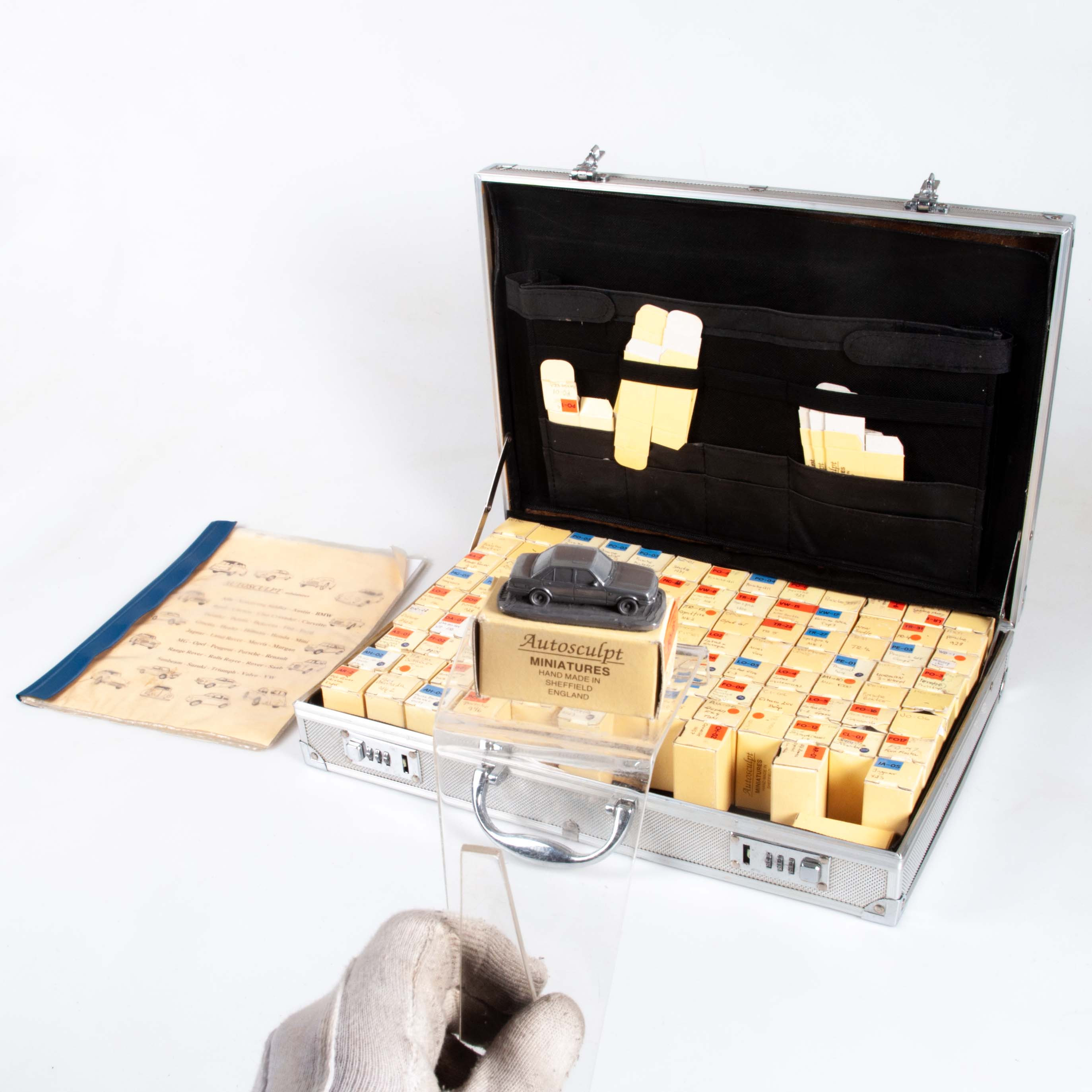 BILMINIATYRER, 106 st, tenn, Autosculpt Miniatures, Sheffield, England.