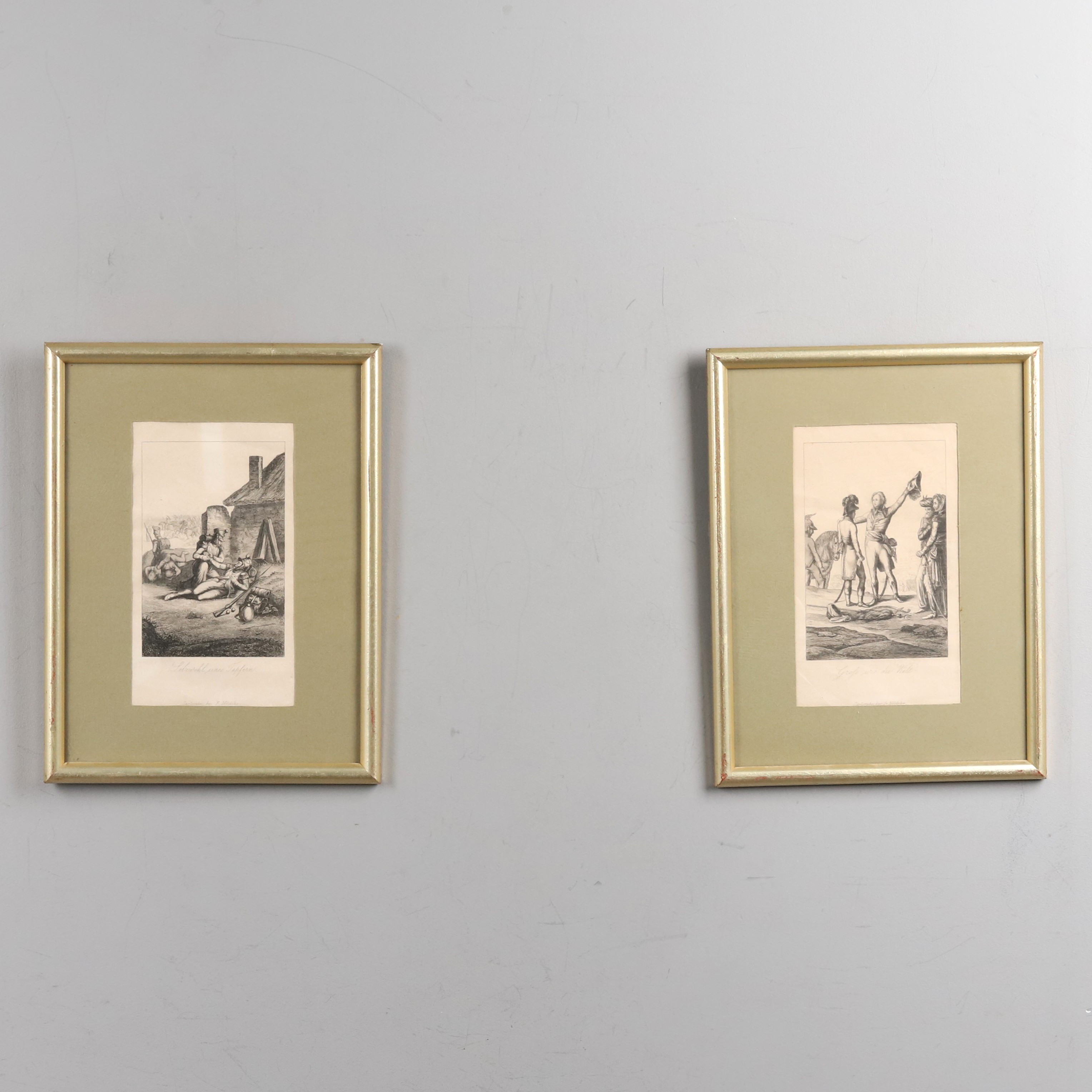 GRAFISKA BLAD. 2 st, reproduktion, 1900-tal.