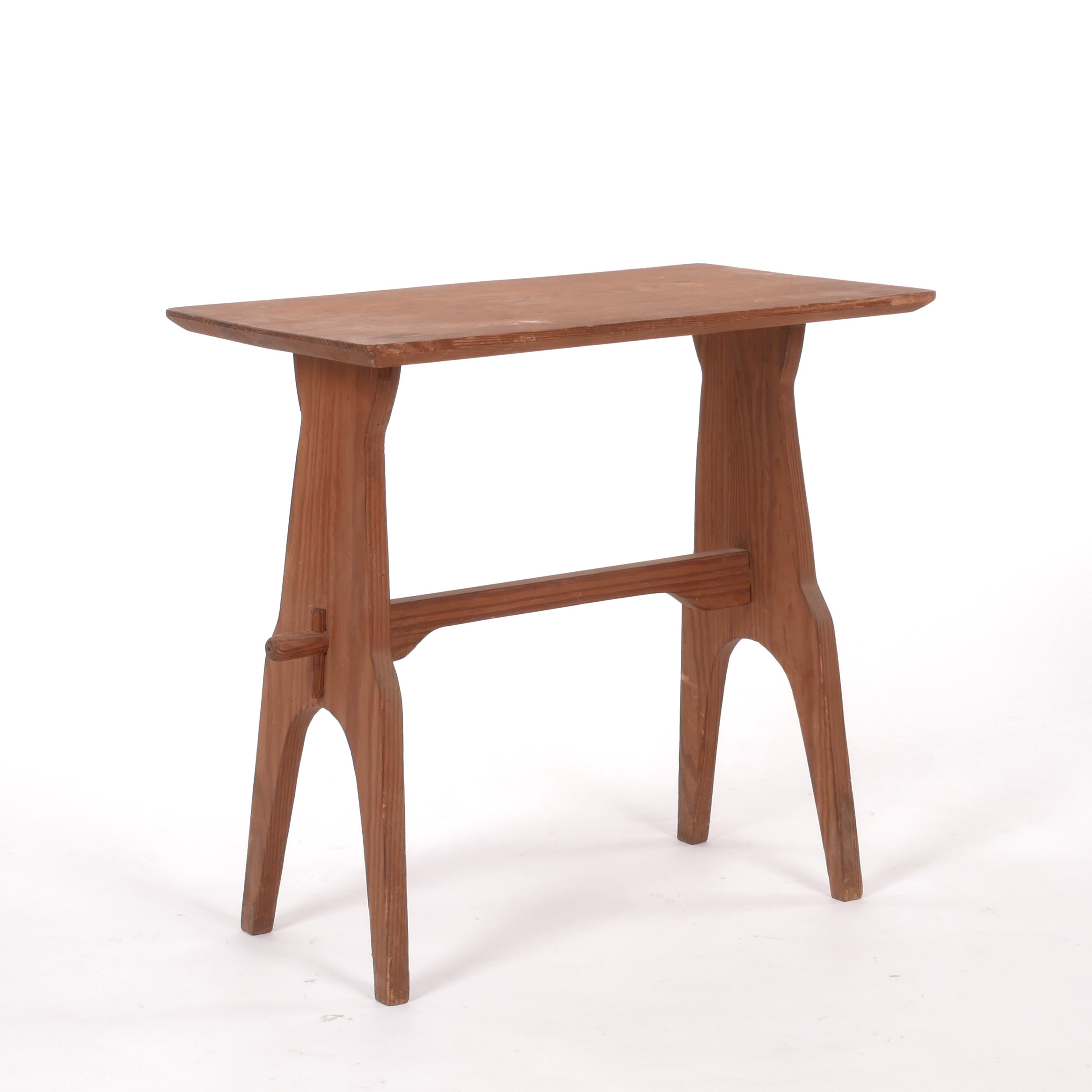 SOFFBORD/SIDOBORD, sportstugemöbel, furu, 1930/40-tal.