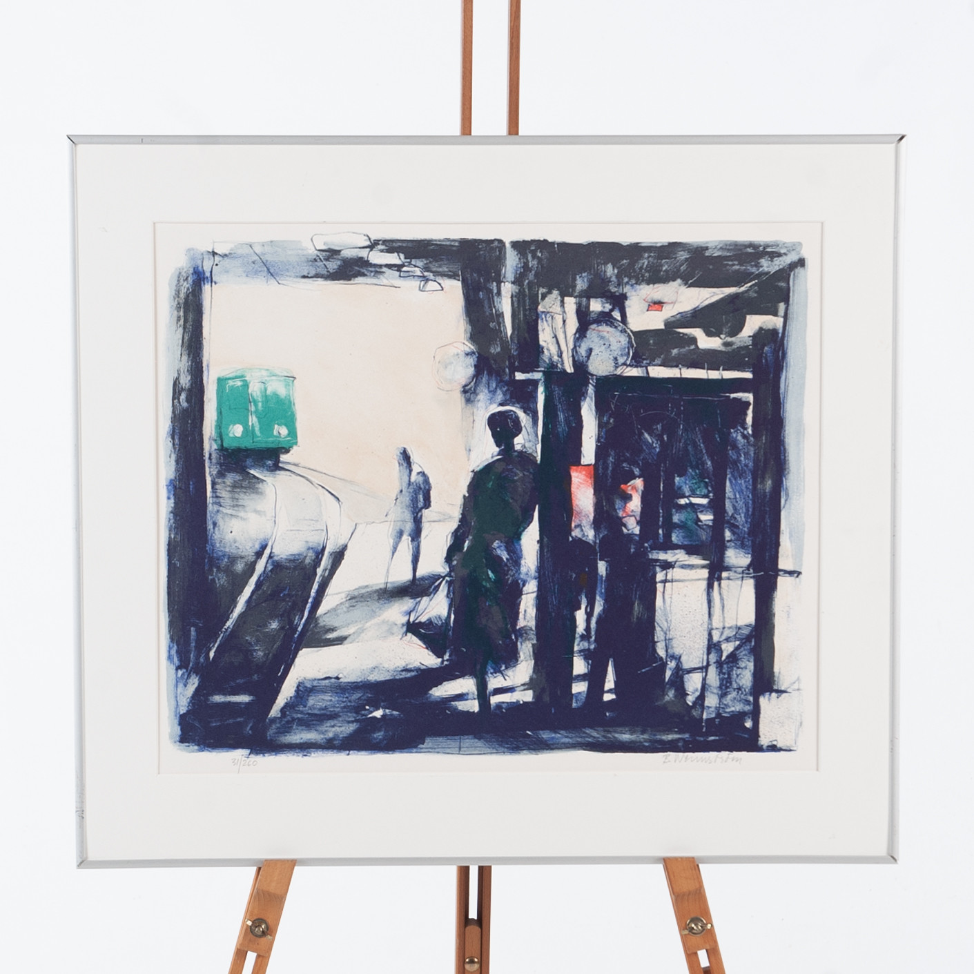 BERNDT WENNSTRÖM. Färglitografi, signerad och numrerad.