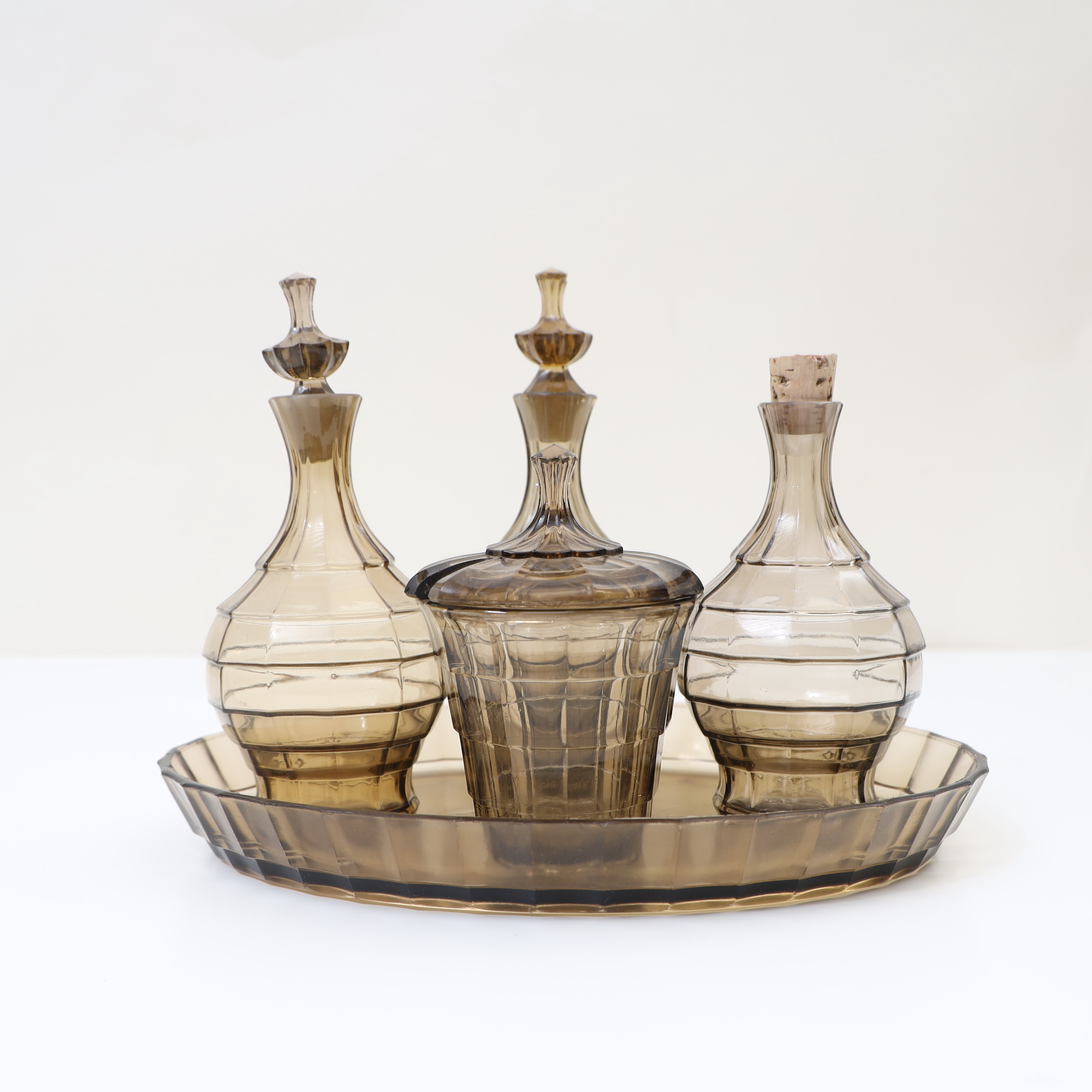 SIMON GATE. Serveringsset, Sandviks/Orrefors glasbruk.