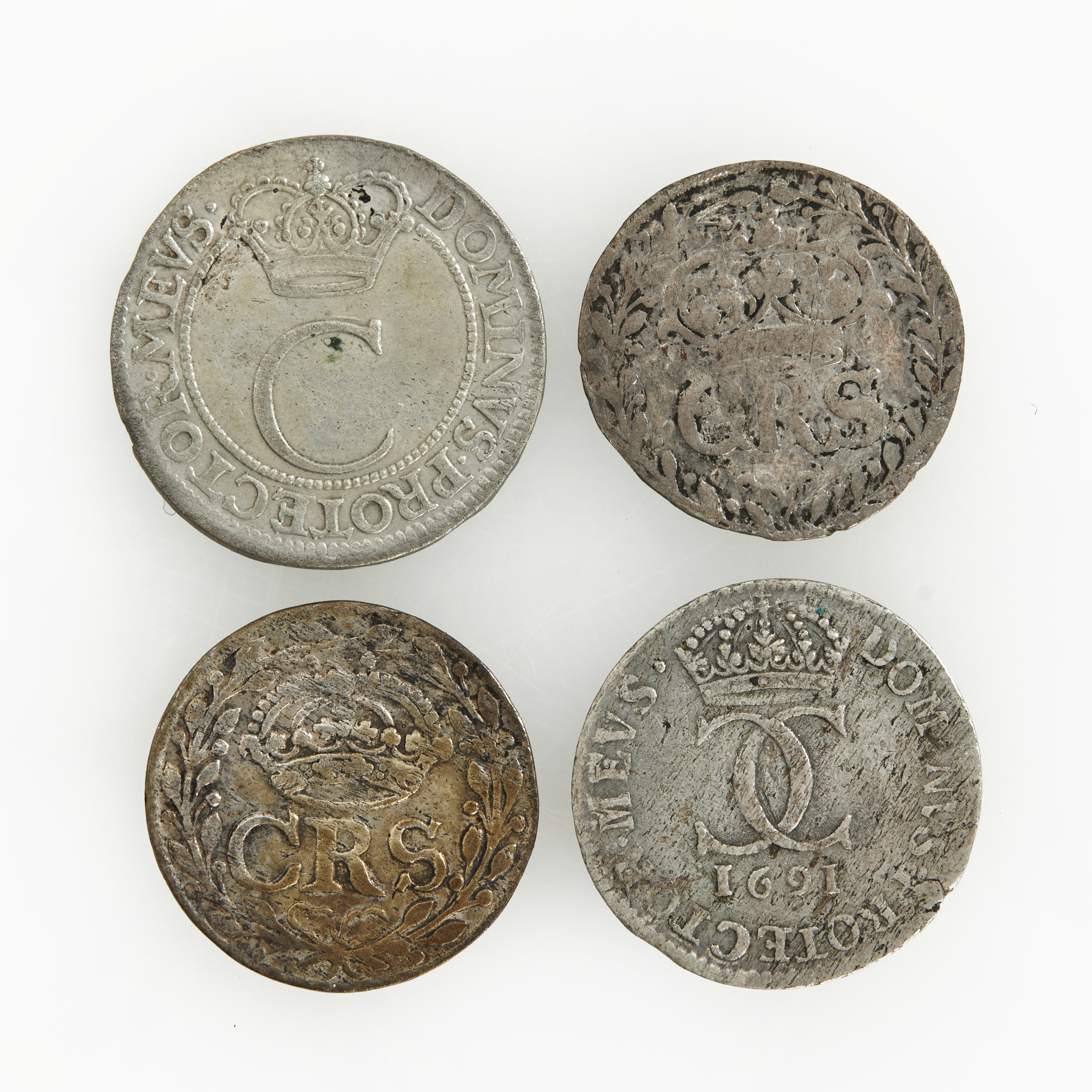 KARL XI (1660-1697), 4st silvermynt.