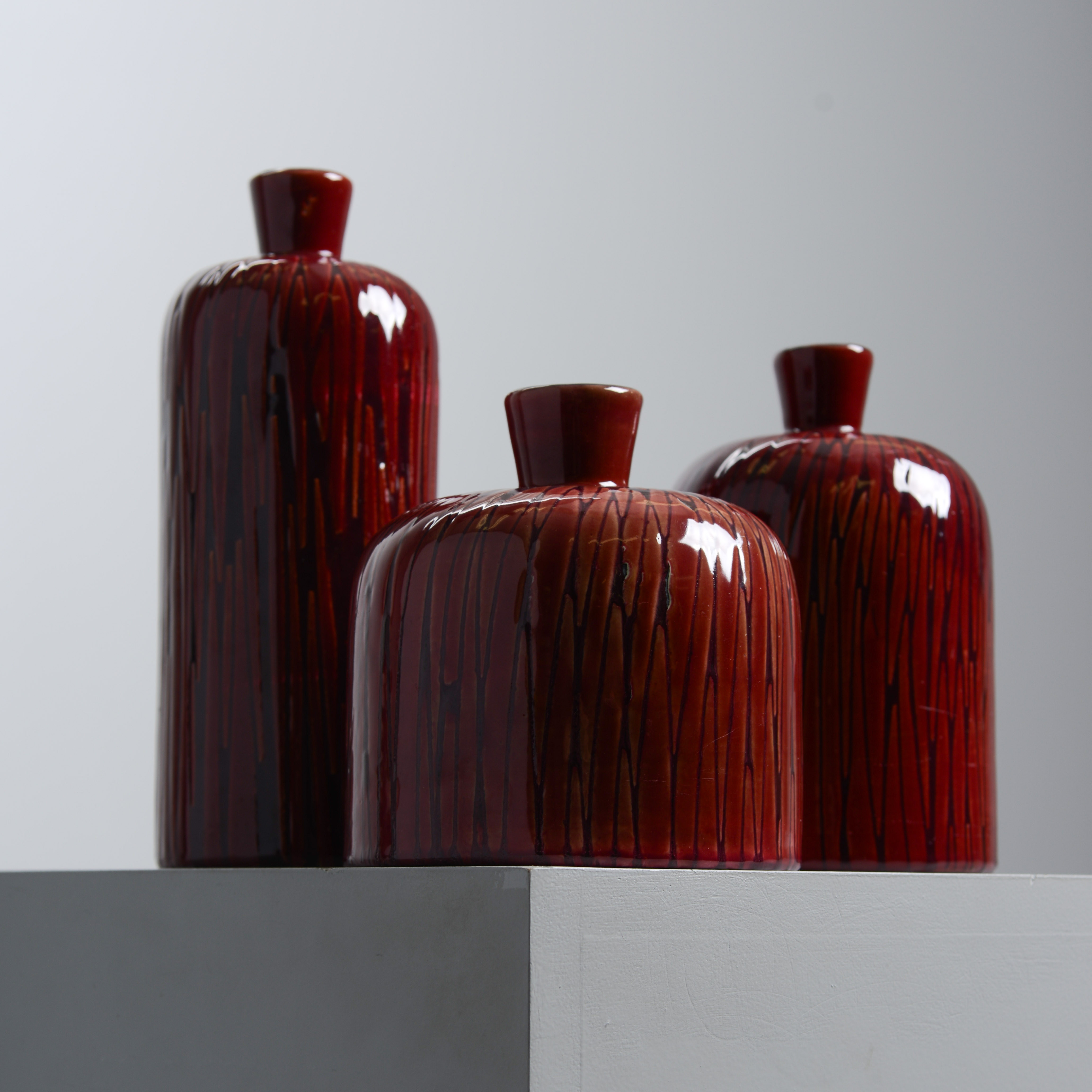 MARI SIMMULSON. "Tokyo", 3 delar, Upsala-Ekeby, 1952-54.