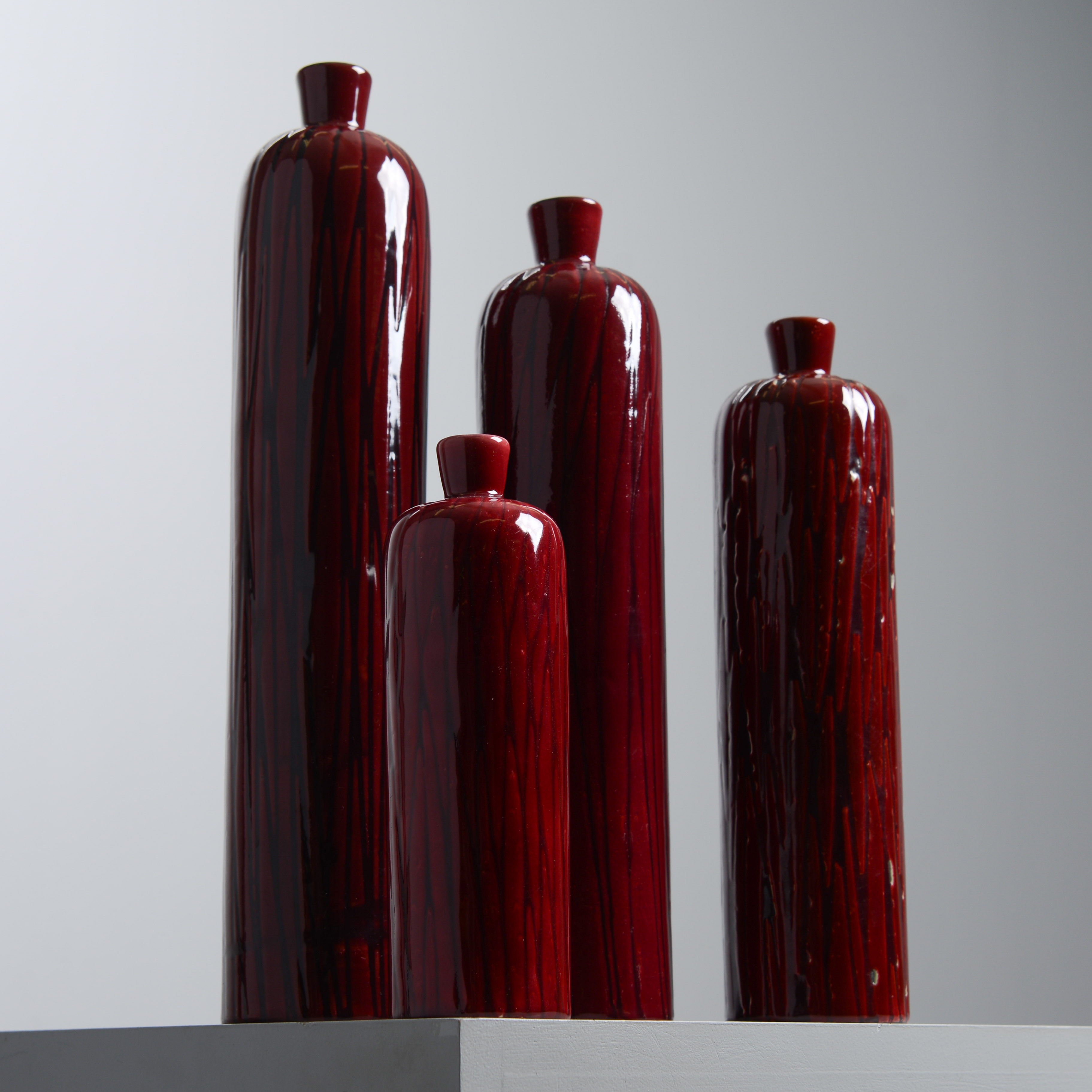 MARI SIMMULSON. "Tokyo", 4 delar, Upsala-Ekeby, 1952-54.