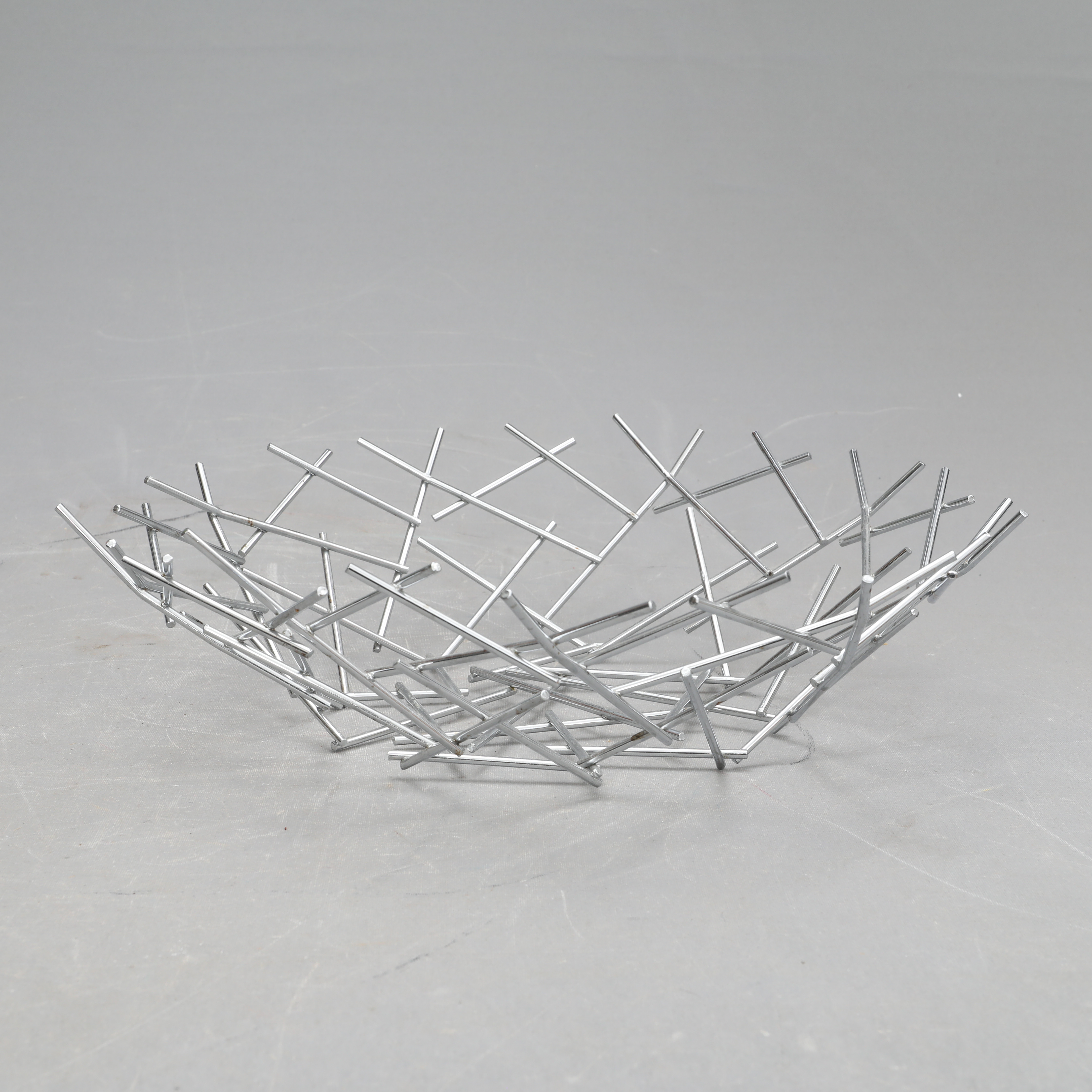 FRUKTSKÅL, metall, Alessi, Italien.