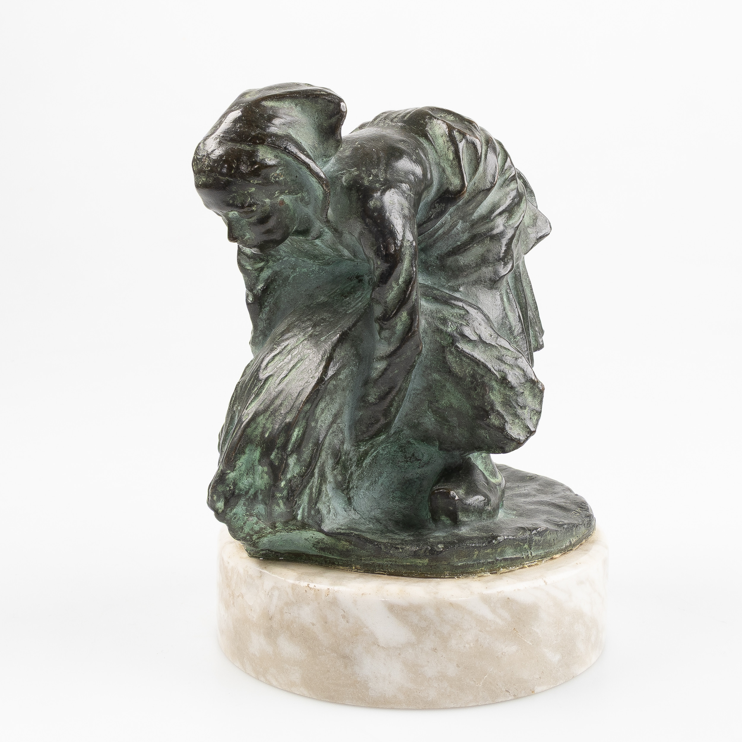 JOSEP CARDONA I FURRÓ. "The Gleaner", patinerad brons. Signerad Cardona.
