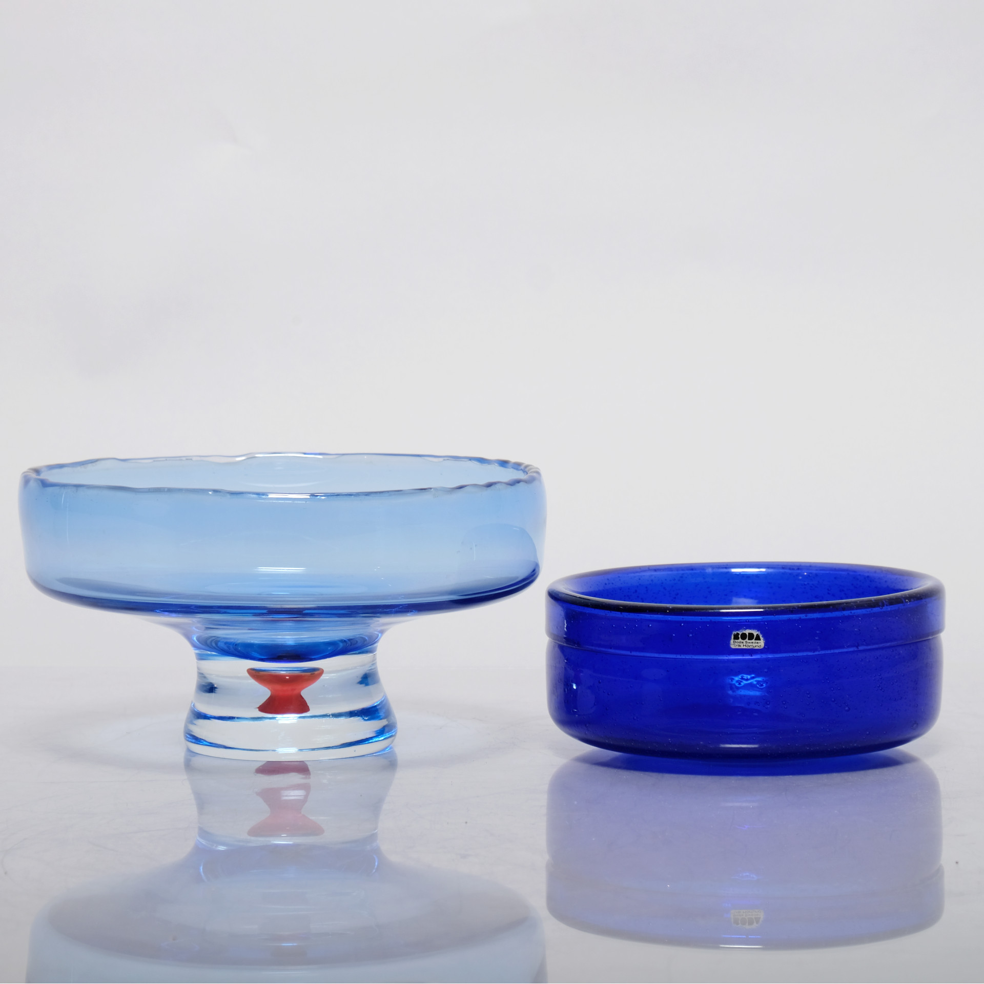 ERIK HÖGLUND. Skålar, Kosta boda, 2 Delar.