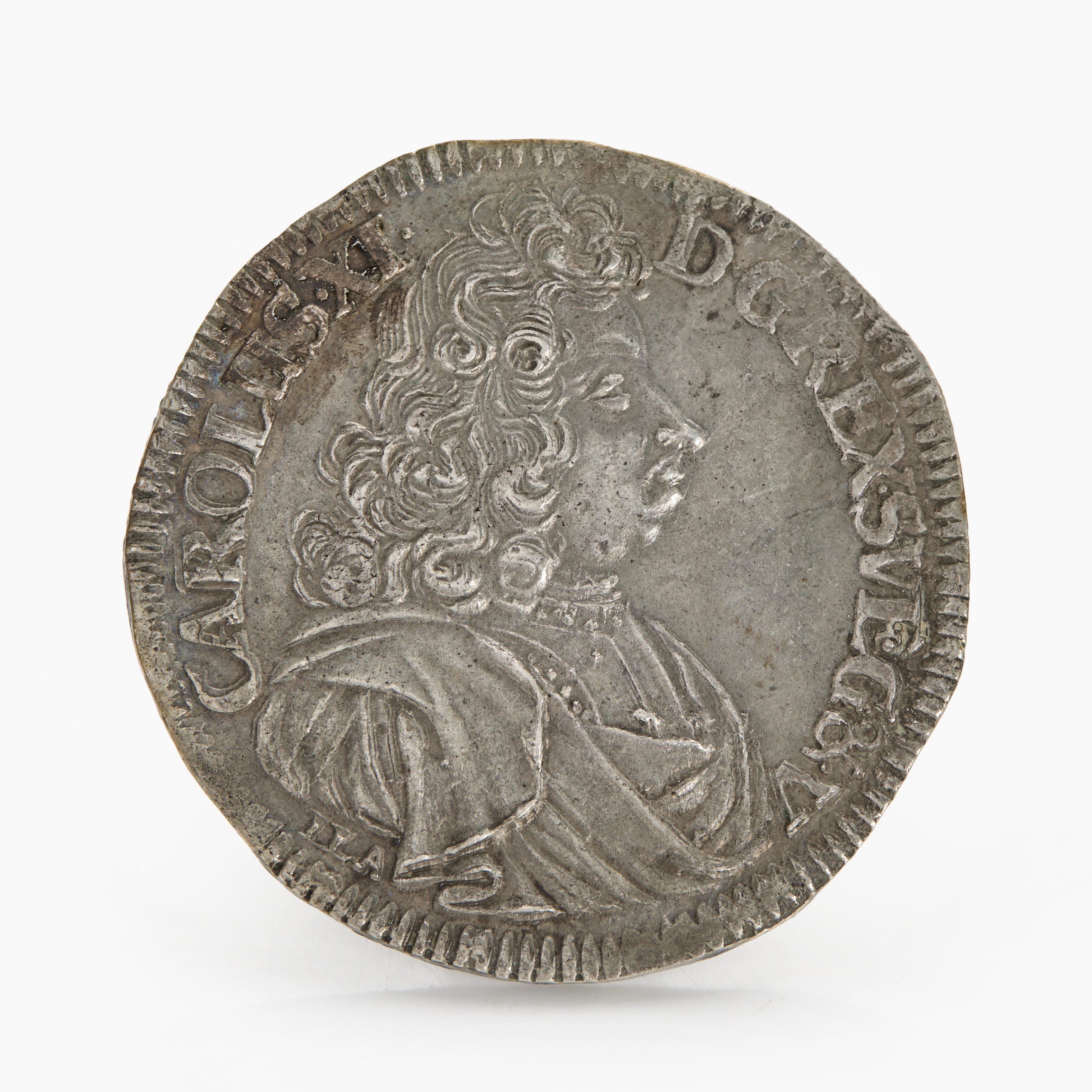 KARL XI (1660-1697), besittningsmynt, Pommern 2/3 taler 1689.