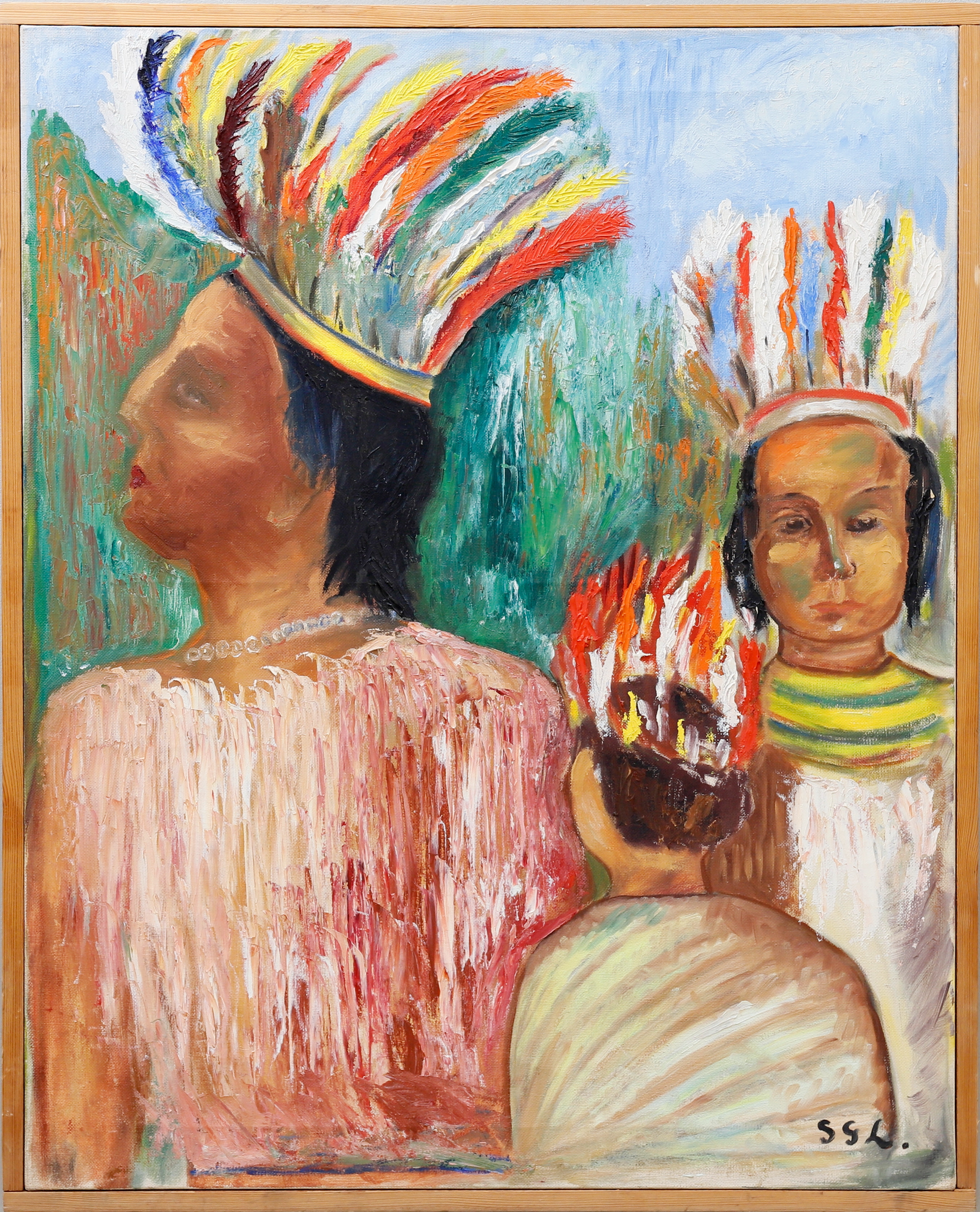 SVEA SARA ERIKA GENBERG (1895–1987) Olja på duk, monogram signerad.