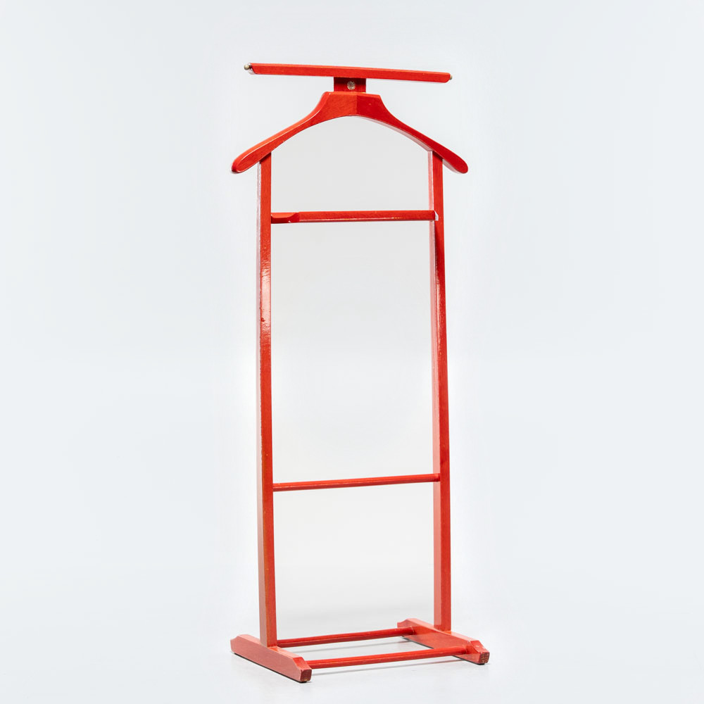 Herrbetjänt, Trä, märkt “FR Brevettato, Made in Italy”, 1900-talets andra del.