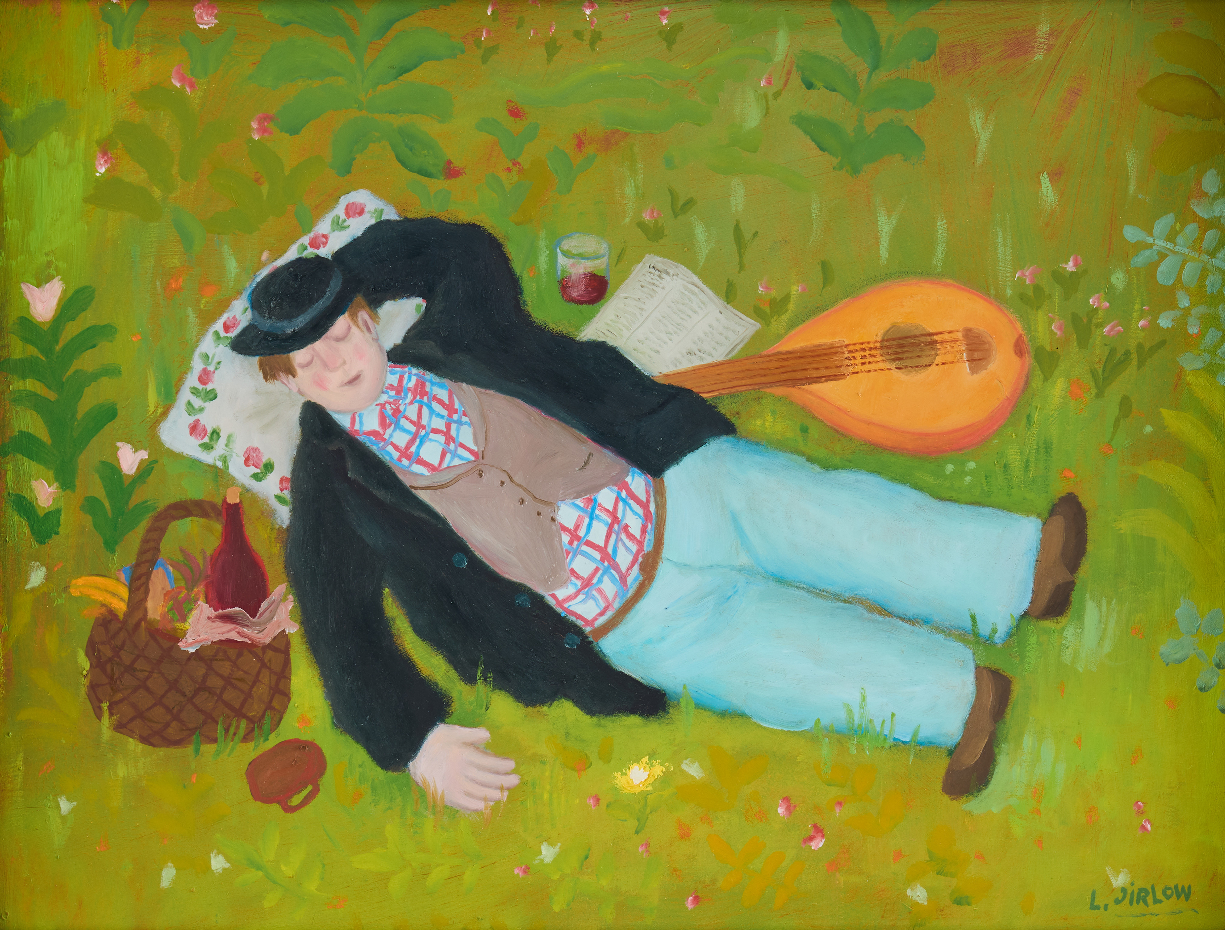 LENNART JIRLOW. Vila efter picknick.