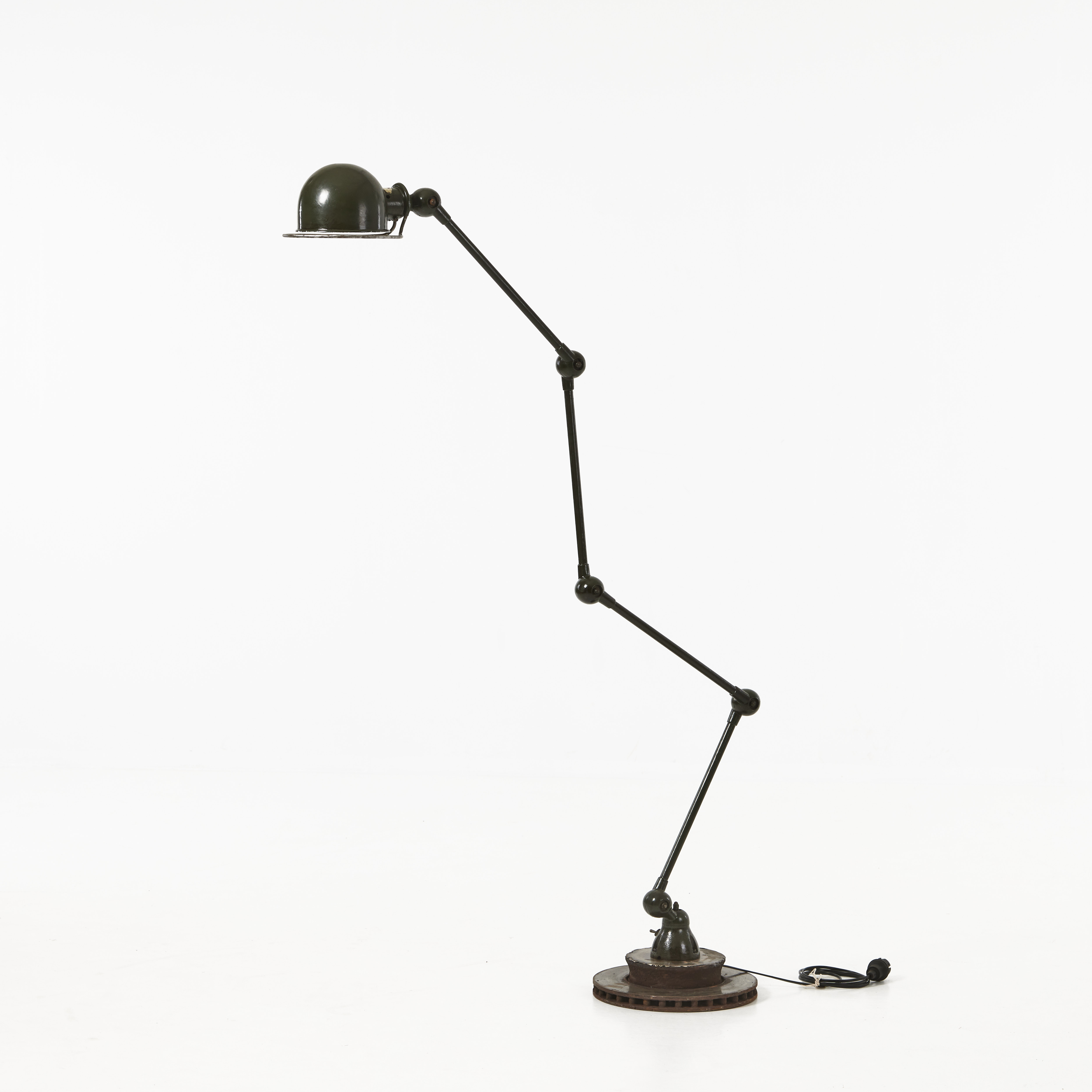 JEAN-LOUIS DOMECQ. Industrilampa/ golvlampa, Jielde, Frankrike, formgivningsår 1950.