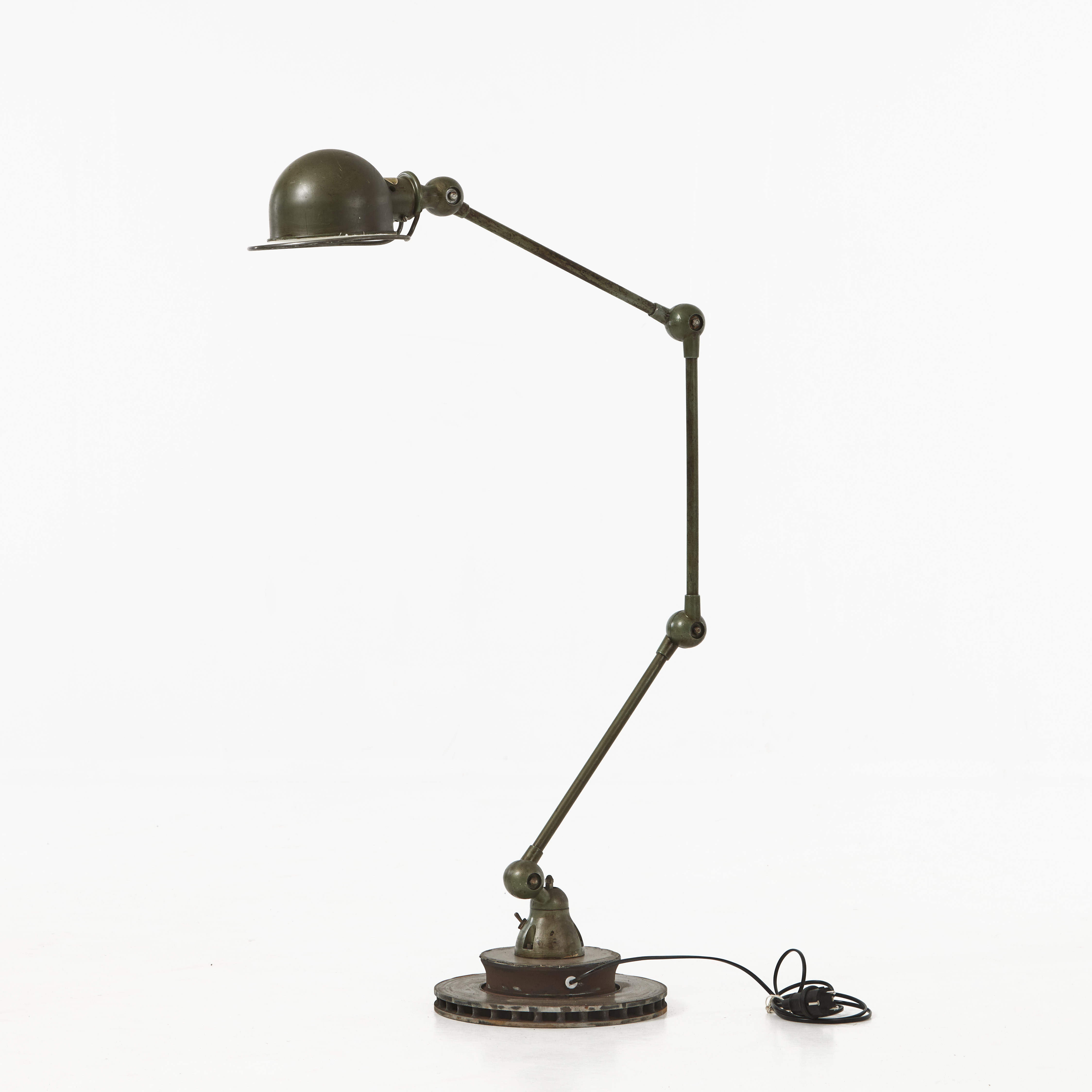 JEAN-LOUIS DOMECQ. Industrilampa/ golvlampa, Jielde, Frankrike, formgivningsår 1950.