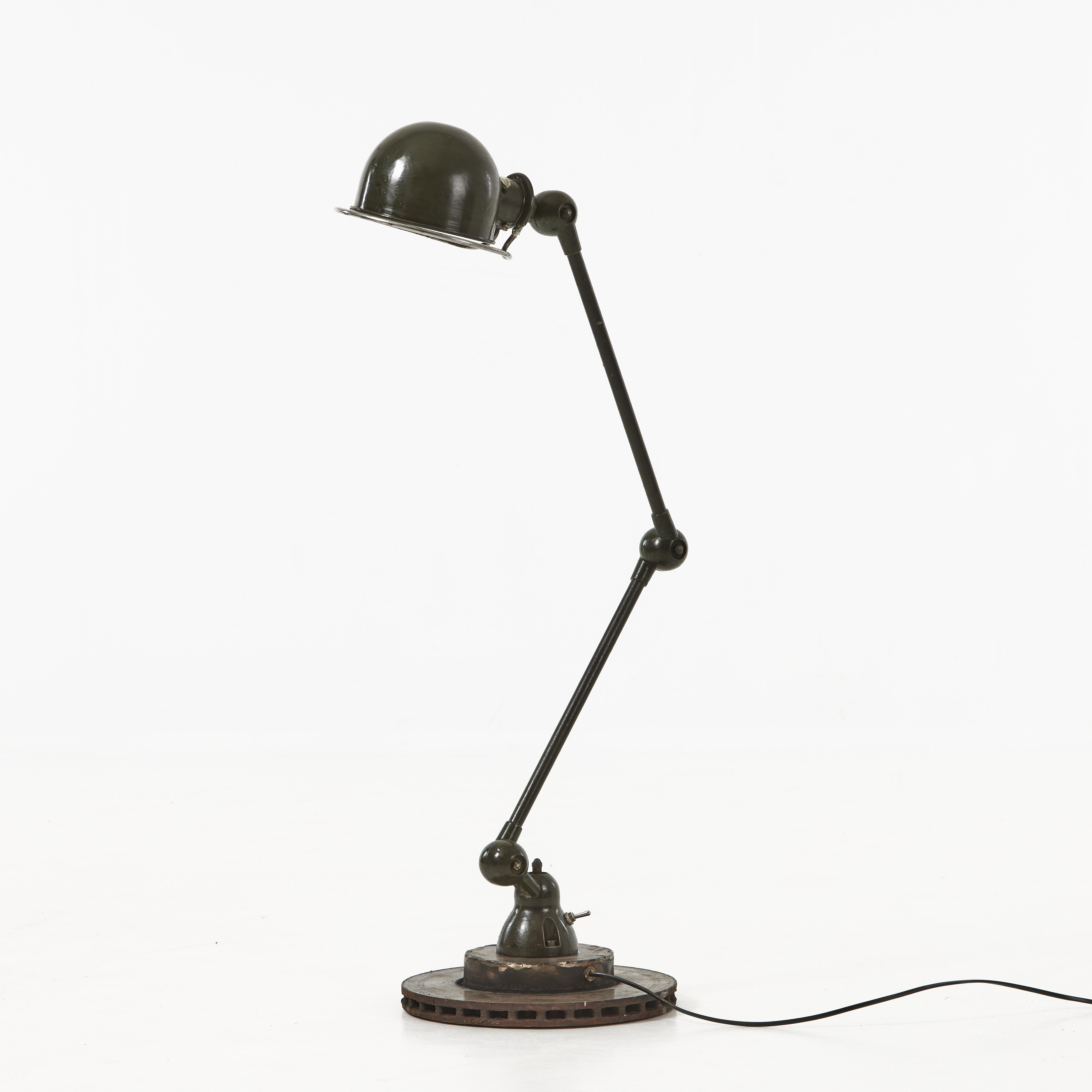 JEAN-LOUIS DOMECQ. Industrilampa/ bordslampa, Jielde, Frankrike, formgivningsår 1950.