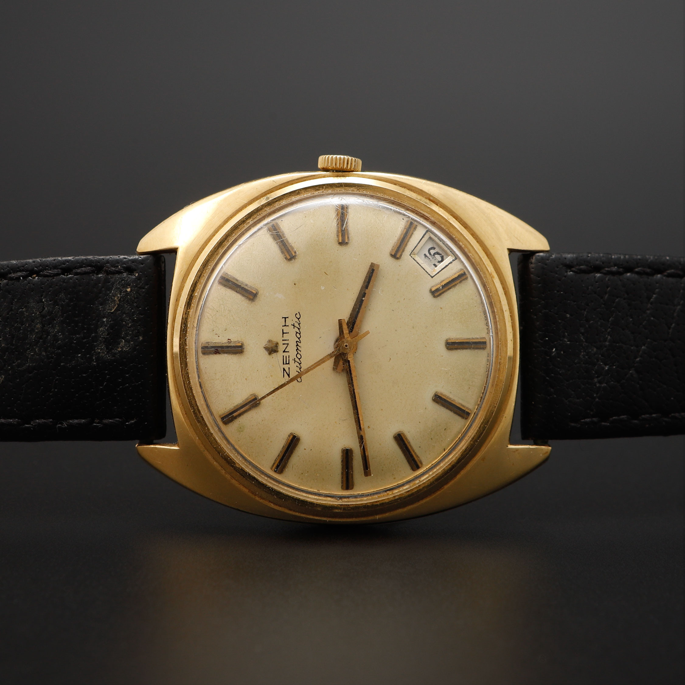 ARMBANDSUR, Zenith, 18k guld, automatisk, 1960-tal.