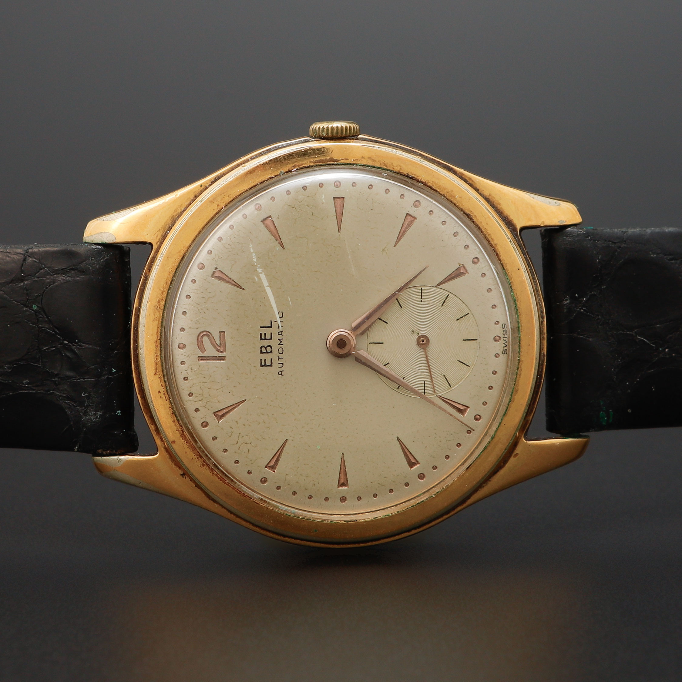 ARMBANDSUR, Ebel, stål/doublé, automatisk, 1950/60-tal.