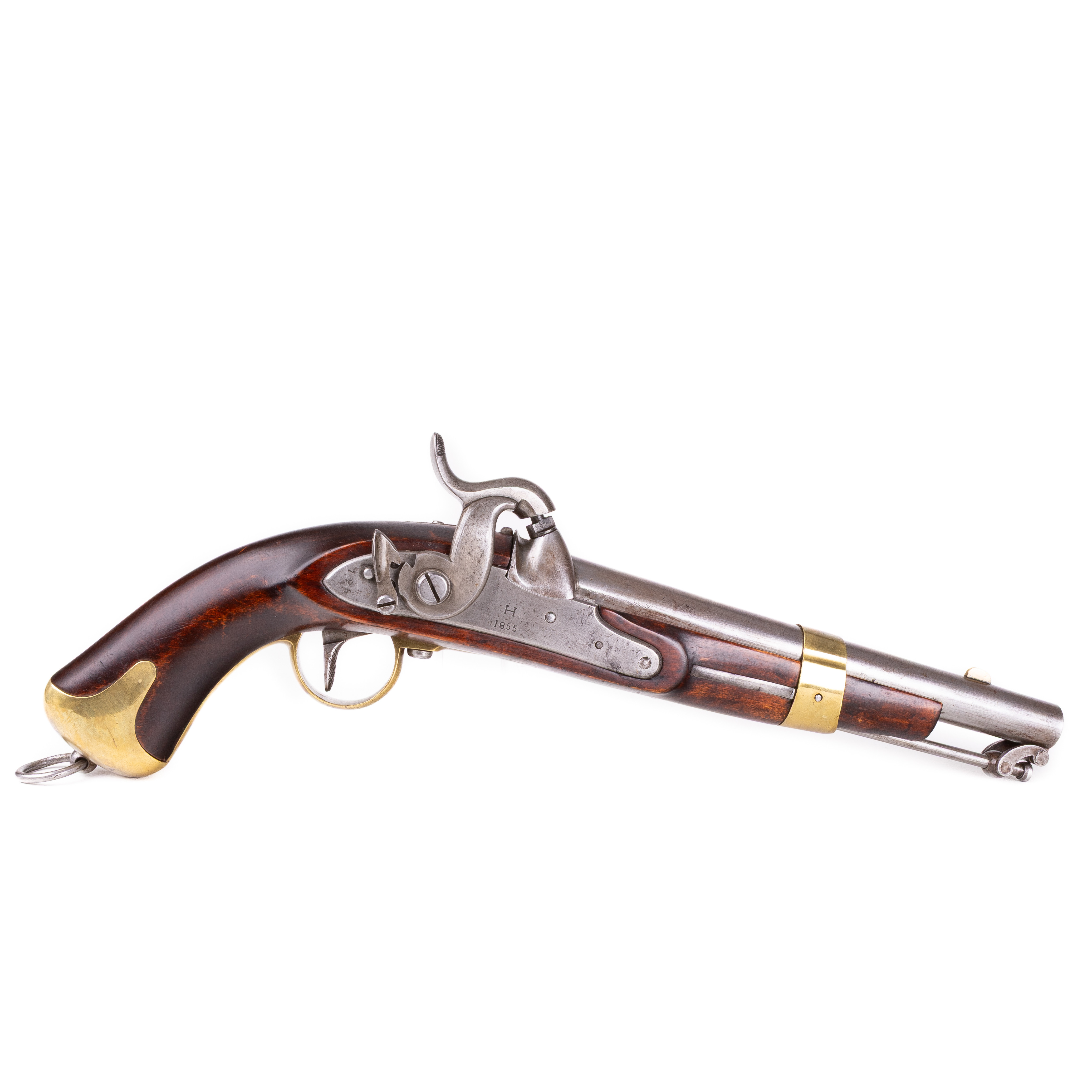 SLAGLÅSPISTOL, m/1854 för flottan, Husqvarna, 1800-tal.