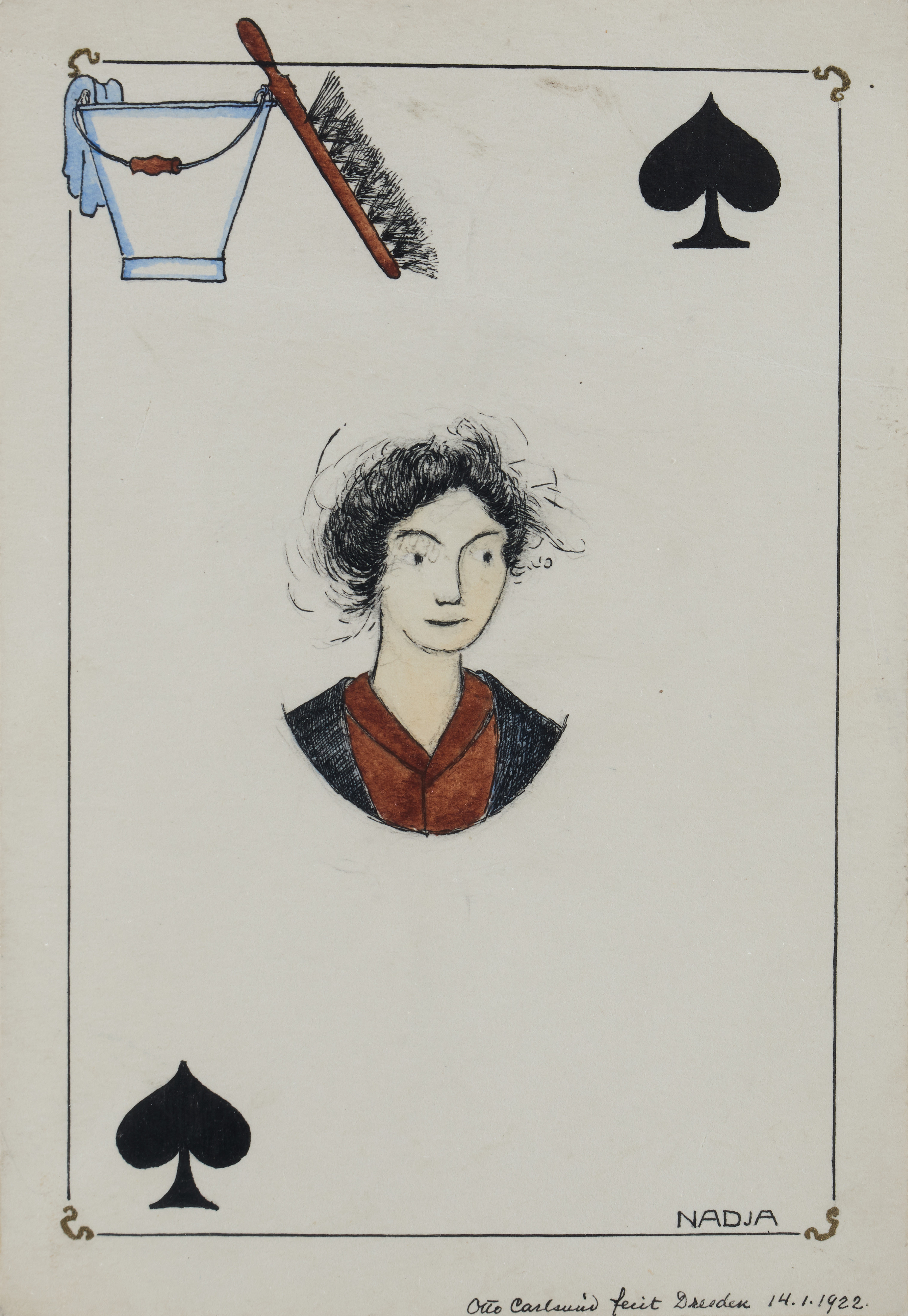 OTTO G. CARLSUND. ”Dresdens spektrum - Spader Dam”.