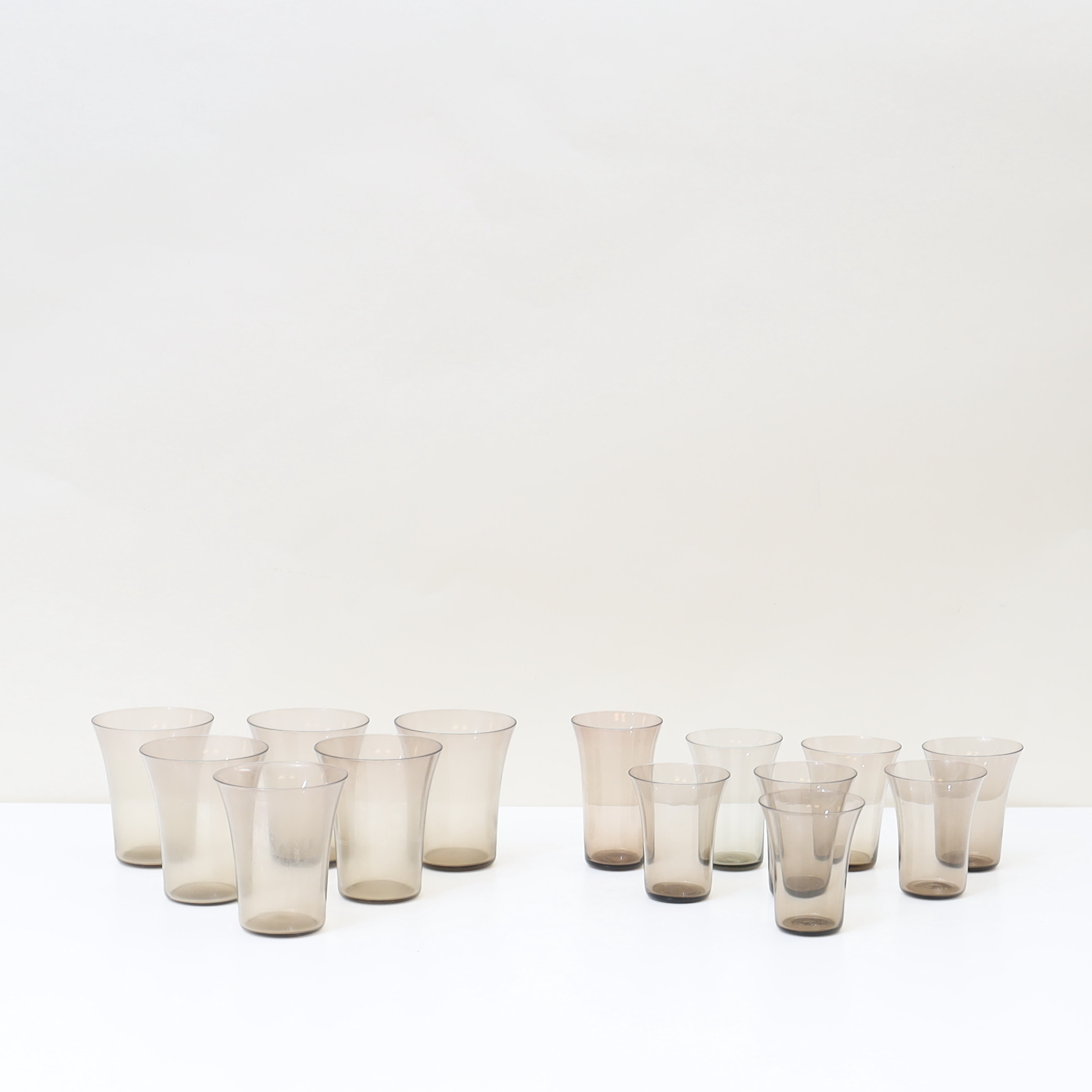 DRICKSGLAS 14ST, Sandviks/Orrefors glasbruk.