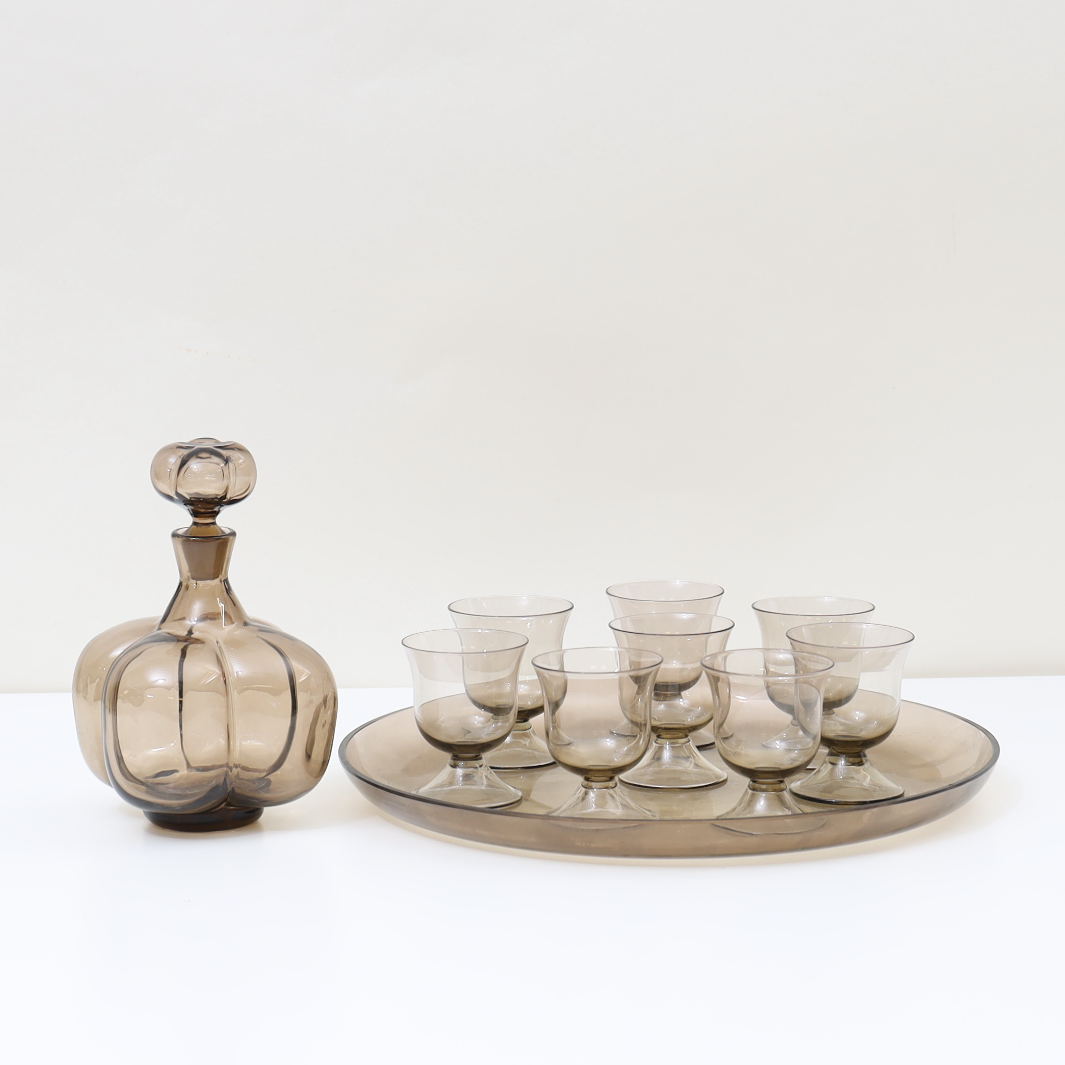 LIKÖRSERVIS, Sandviks/Orrefors glasbruk.