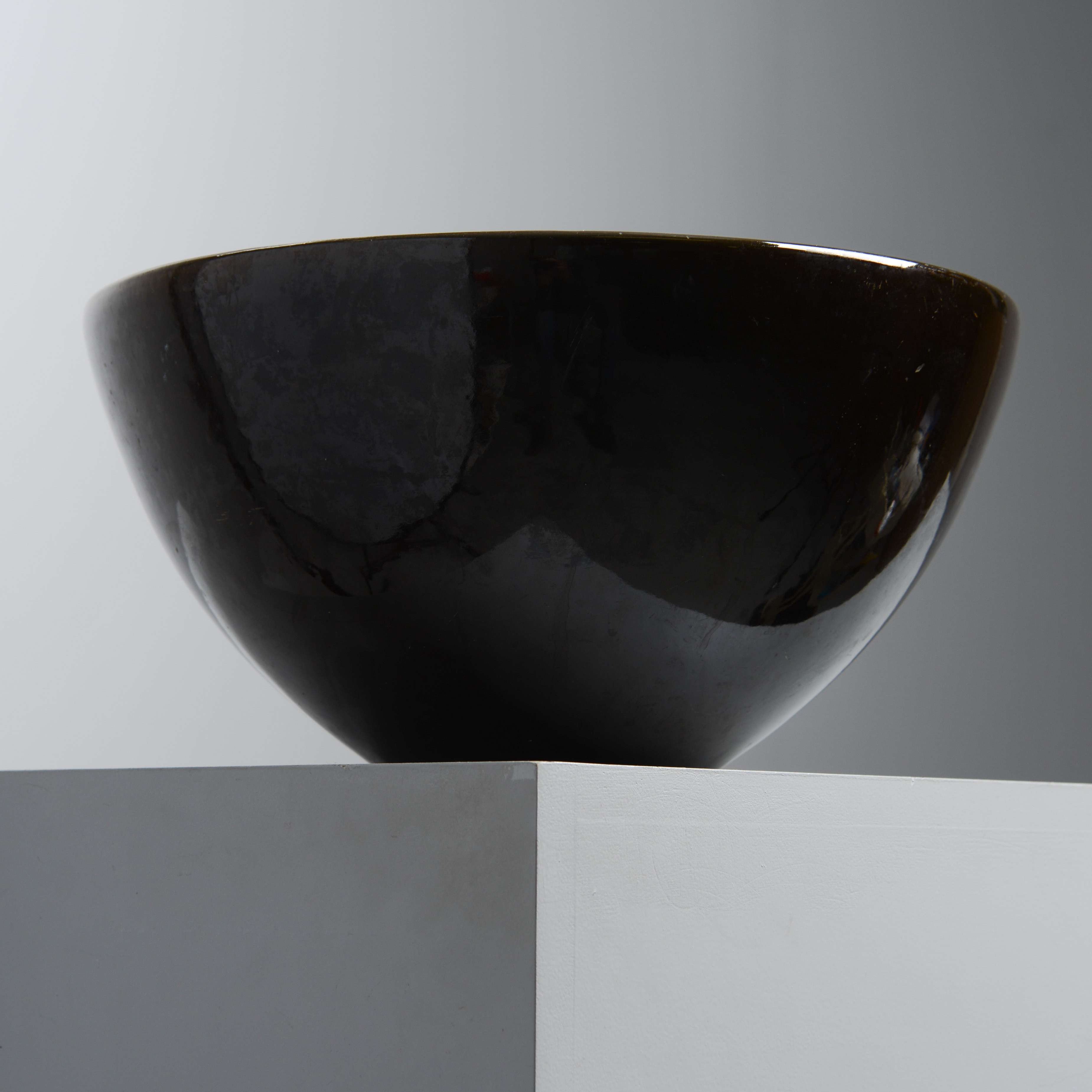 INGRID ATTERBERG. Stor skål, unikat, Upsala-Ekeby, 1950/60-tal.