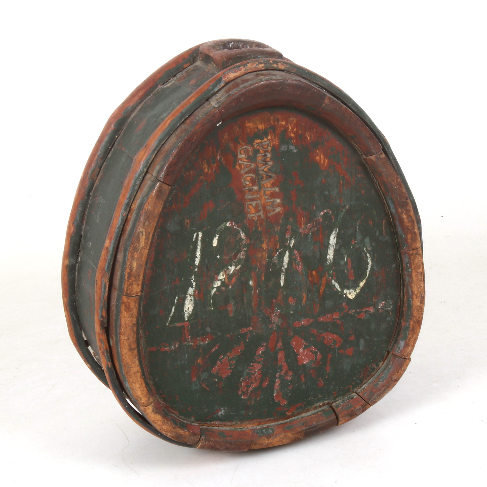 BRÄNNVINSKAGGE, märkt GMALM Gagnef, allmoge, 1800-tal.