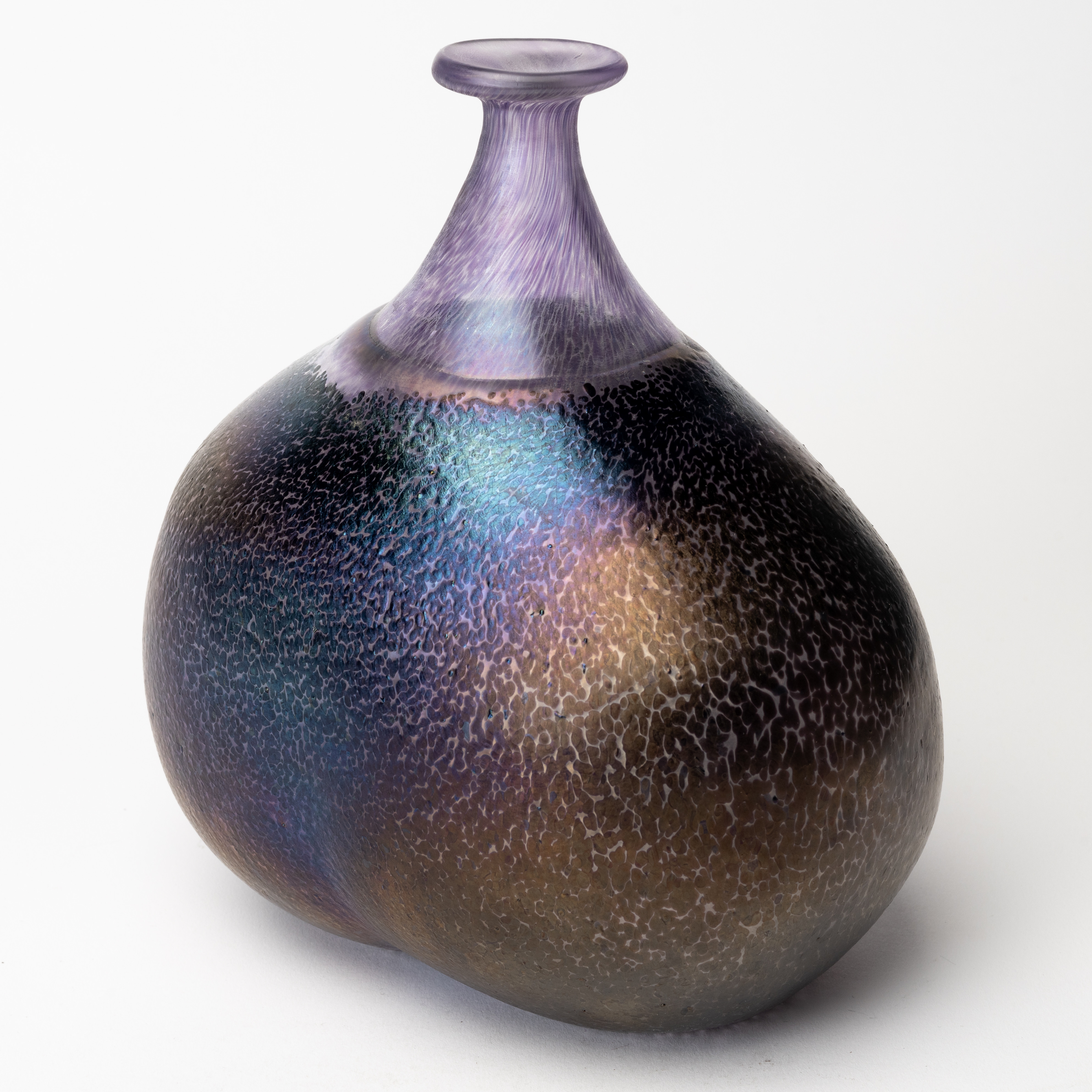 BERTIL VALLIEN. Vas, glas "Volcano", Artist Collection signerad, formgiven 1981, Kosta Boda.