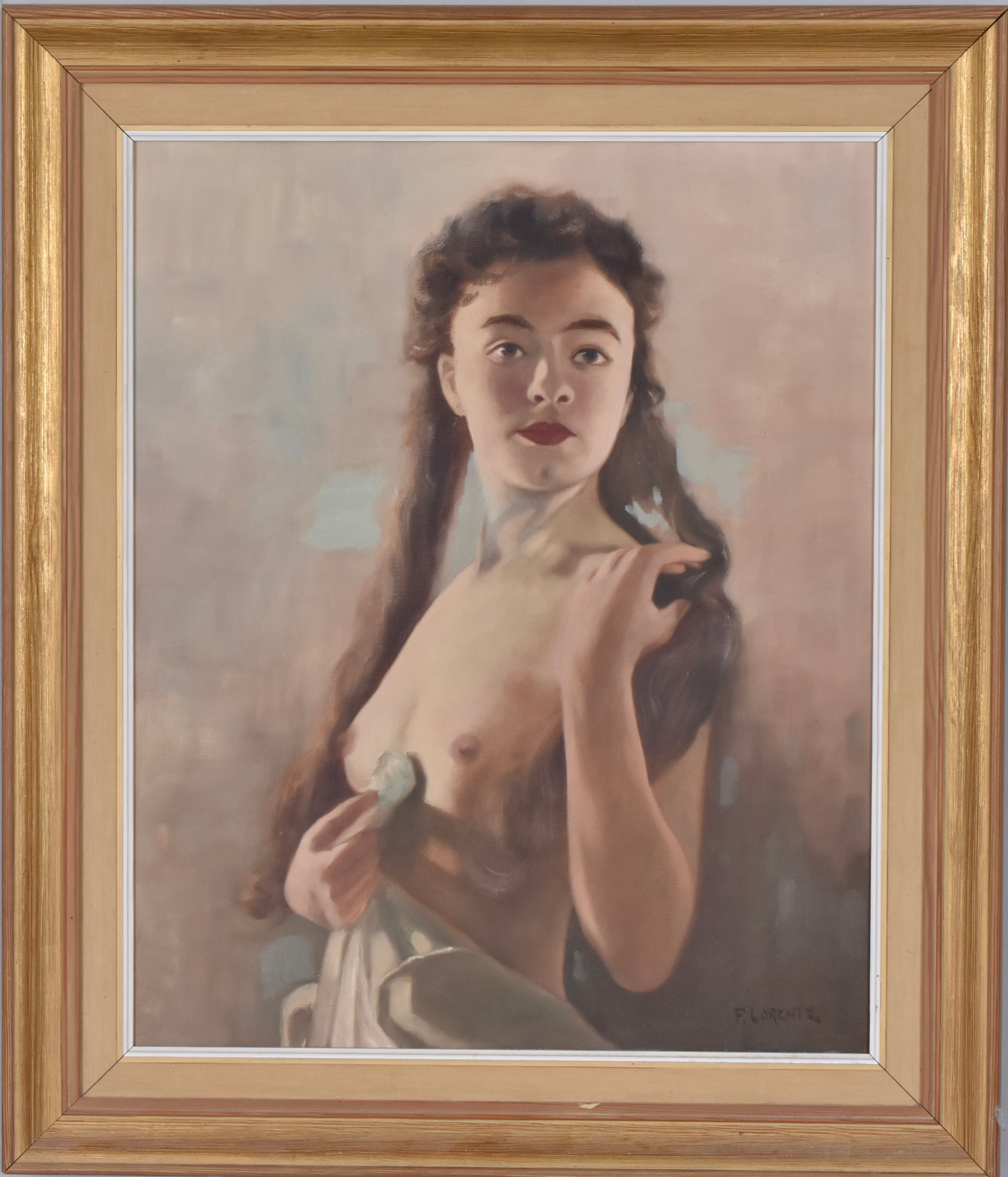 FRANZ LORENTZ. Olja på duk.